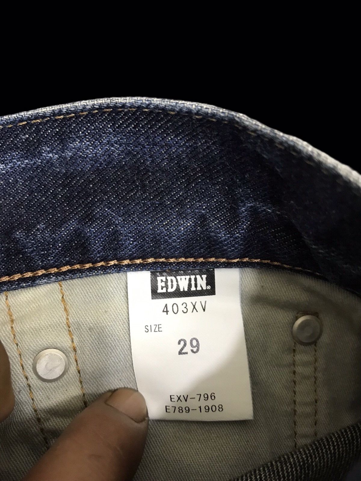 Edwin 💥90s Style💥EDWIN 403 REGULAR CRAZY FADES DENIM F403 Size US 32 / EU 48 - 21 Thumbnail