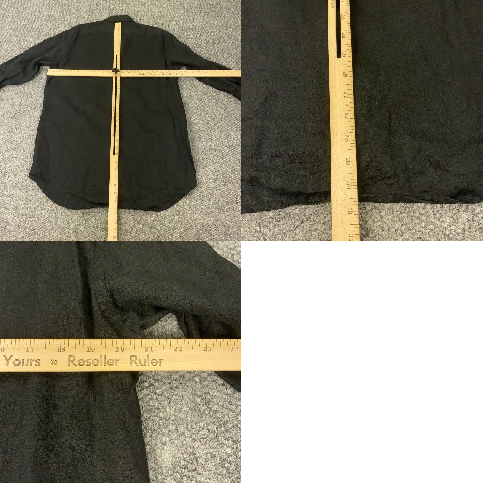 Ralph Lauren Ralph Lauren LRL Shirt Womens Linen Medium Black 3/4 Sleeve Blouse Top Size M / US 6-8 / IT 42-44 - 8 Thumbnail