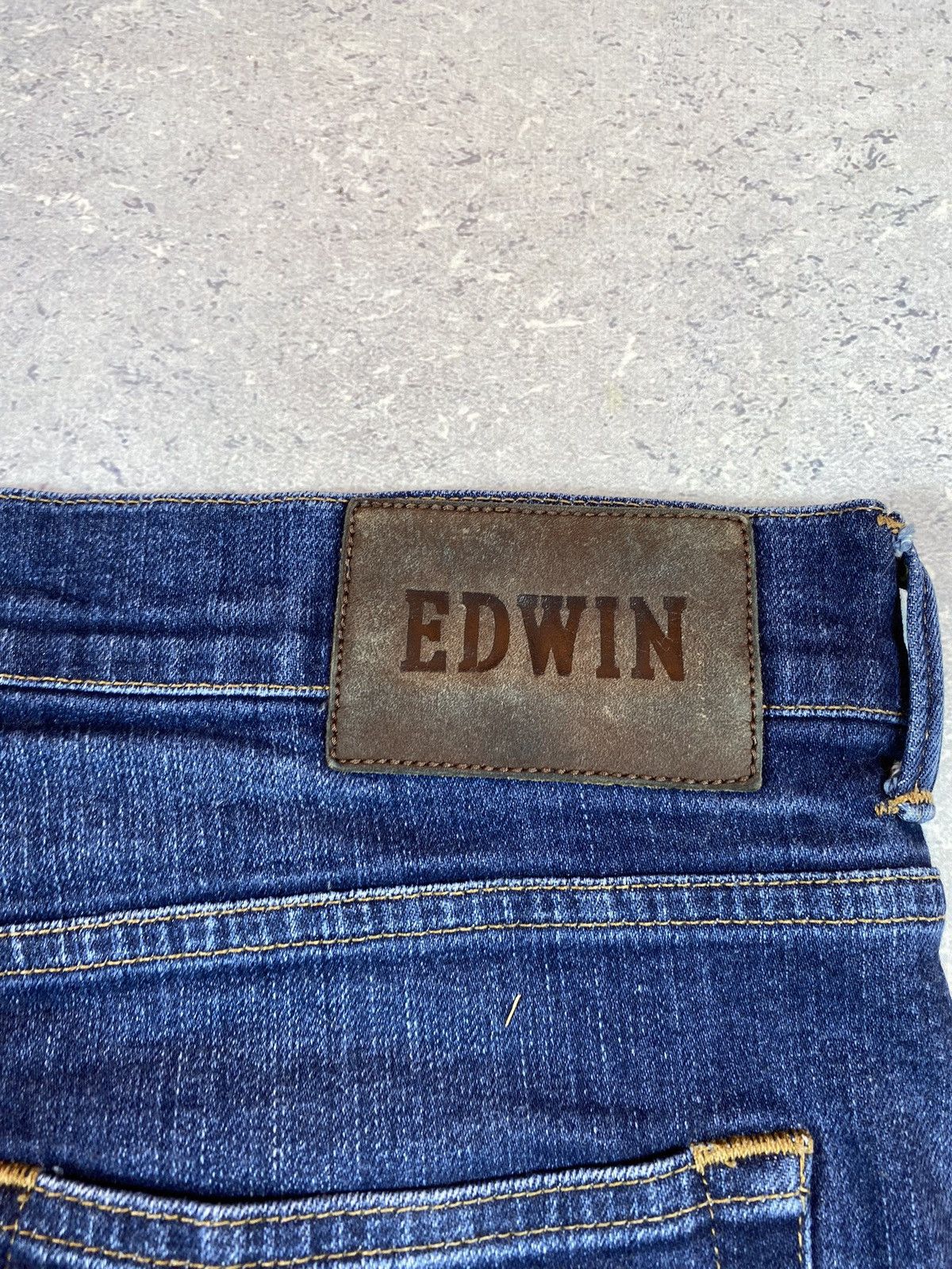 Designer × Edwin × Japanese Brand Edwin Men’s Blue Denim Jeans Size 34x34 Size US 34 / EU 50 - 6 Thumbnail