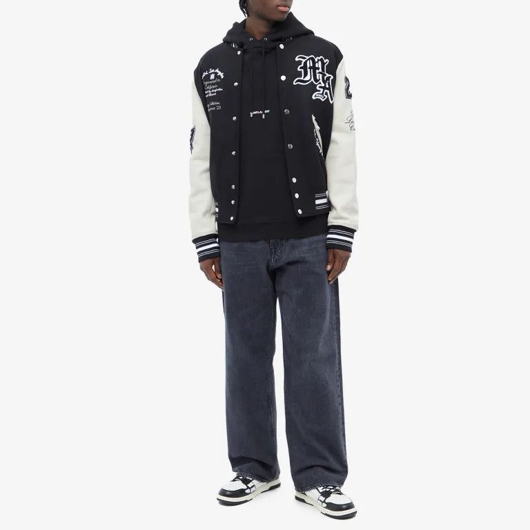 Amiri o1mle1024 Oversized Varsity Jacket in Black Size US M / EU 48-50 / 2 - 4 Thumbnail