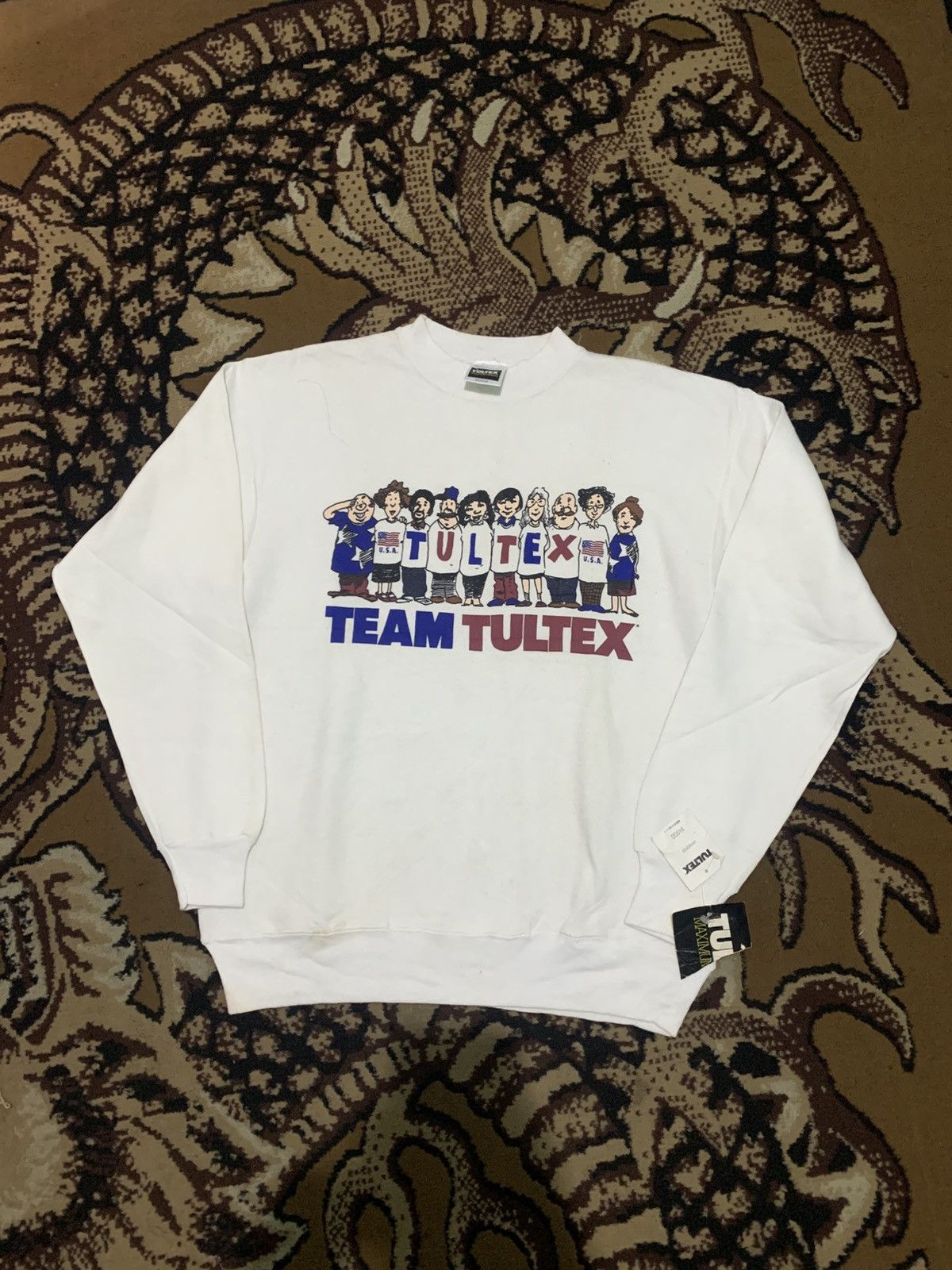 Tultex Vintage 90s Sweatshirt Team Tultex Size US L / EU 52-54 / 3 - 1 Thumbnail
