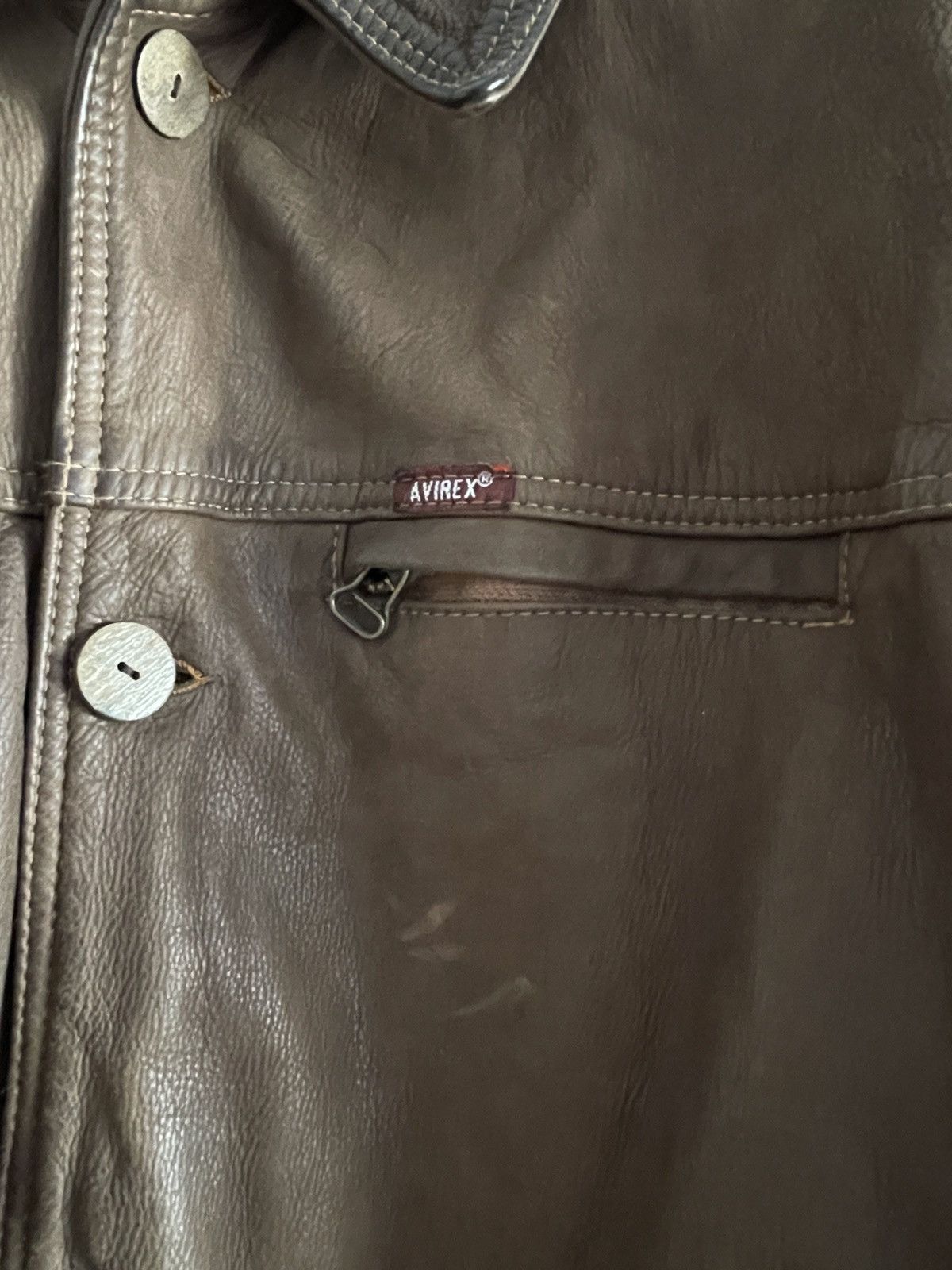 Avirex Vintage Avirex Leather Jacket Size US XL / EU 56 / 4 - 8 Thumbnail