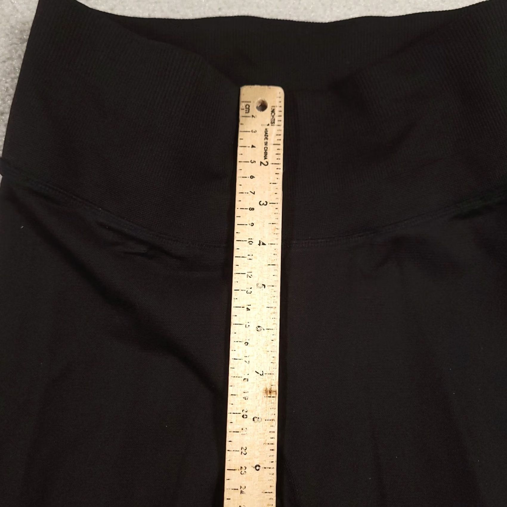 Vintage VICTORIA SPORT Leggings Womens Large Black Ankle Yoga Size 36" / US 14 / IT 50 - 6 Thumbnail