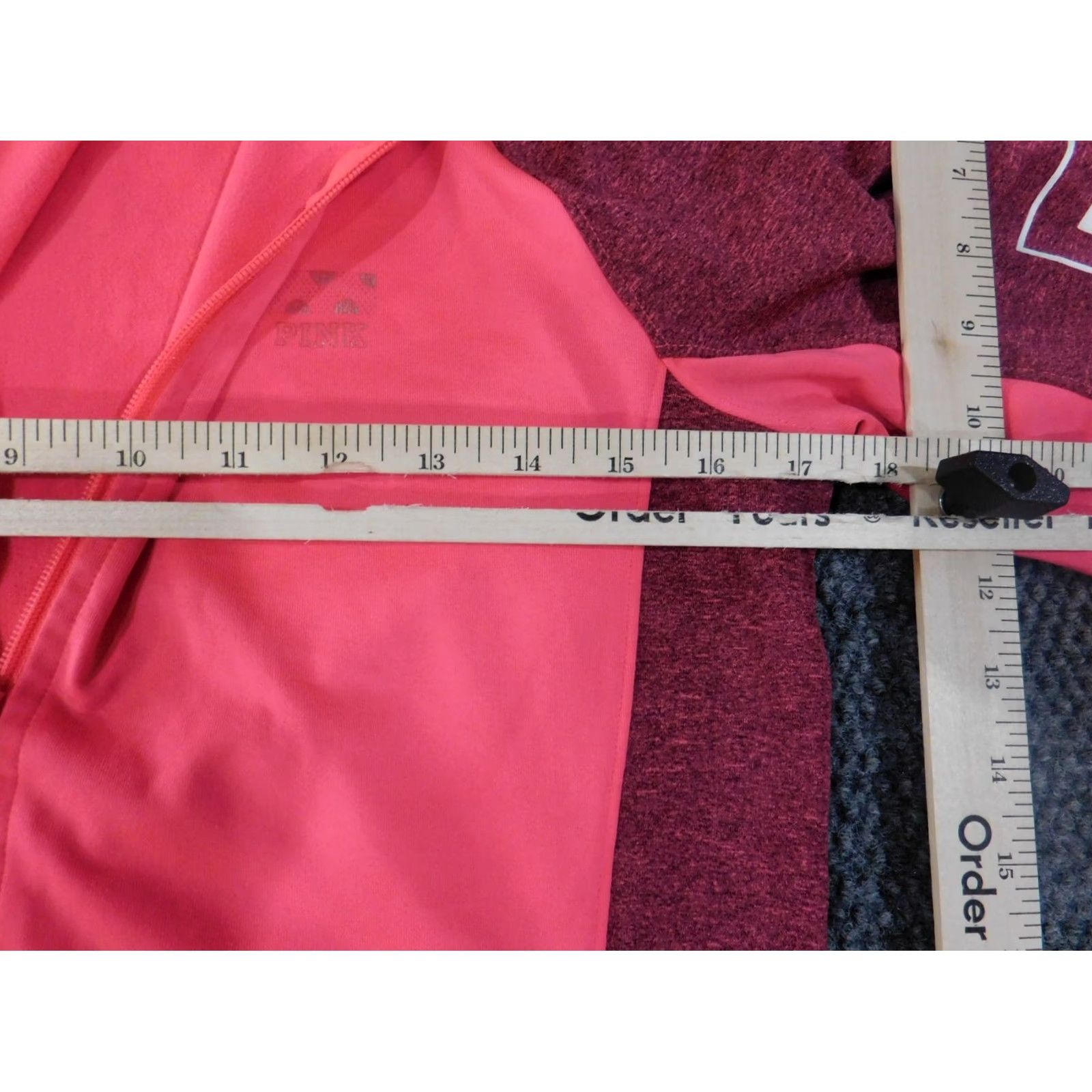 Victoria's Secret Victoria's Secret PINK Sweatshirt Pullover Women Medium Blue Logo Stretch Mock Neck 1/4 Zip Classic 90s Event Size M / US 6-8 / IT 42-44 - 7 Thumbnail