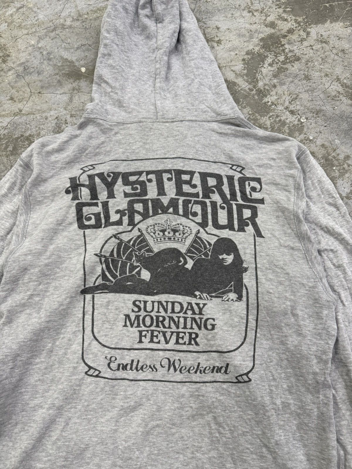 Hysteric Glamour × Japanese Brand Hysteric Glamour Sunday Morning Fever Endless Weekend Hoddie Size US S / EU 44-46 / 1 - 1 Thumbnail