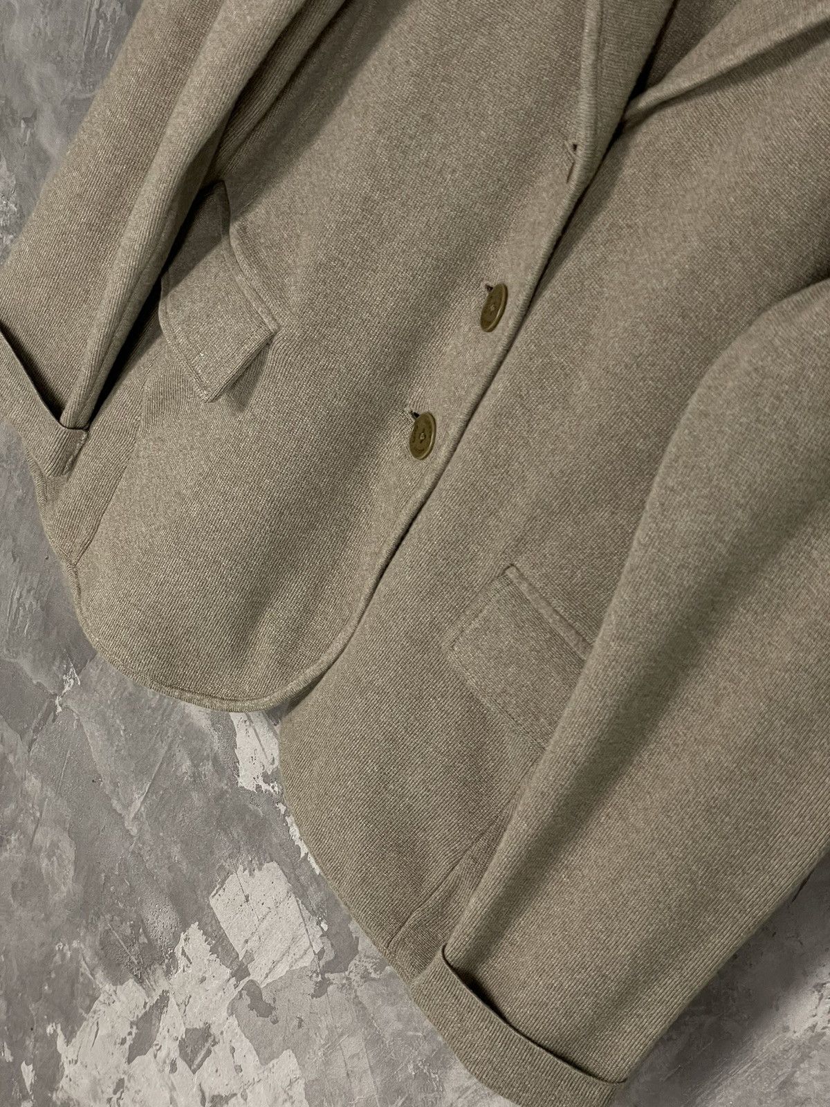 Polo Ralph Lauren × Ralph Lauren Avant Garde Ralph Lauren Knit Heavy Luxury Coat Size L / US 10 / IT 46 - 8 Thumbnail