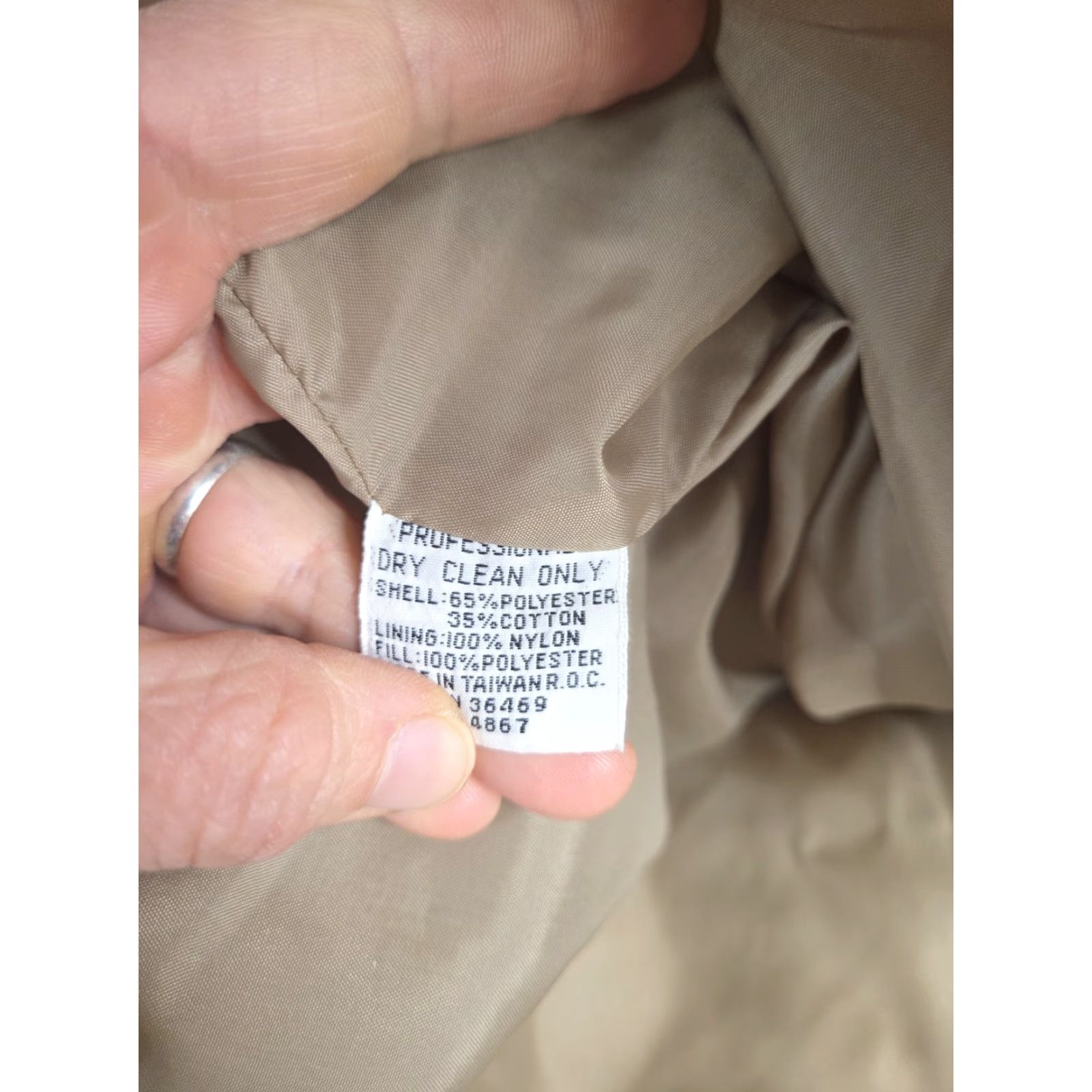 Vintage VINTAGE Windy Weather Jacket Coat Womens XL Beige 18 Puffer Quilted Toggle Zip Anorak Size XL / US 12-14 / IT 48-50 - 4 Thumbnail