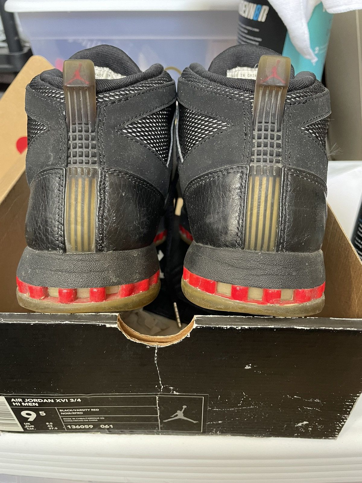 Jordan 16 XVI 2001 OG 136059-061 SIZE 9.5
