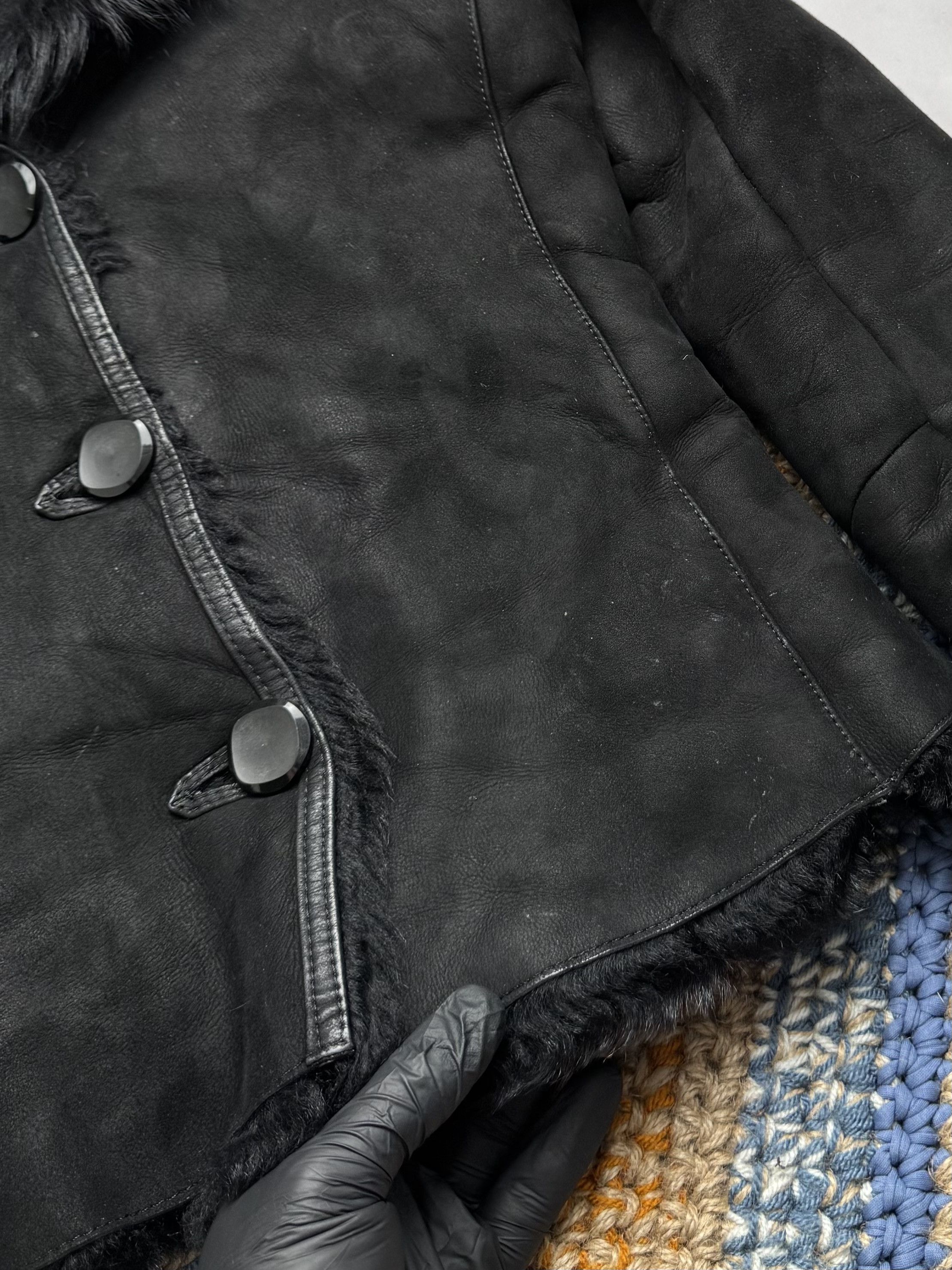 Japanese Brand Vintage Real Sheepskin Jacket (E4) Size S / US 4 / IT 40 - 6 Thumbnail