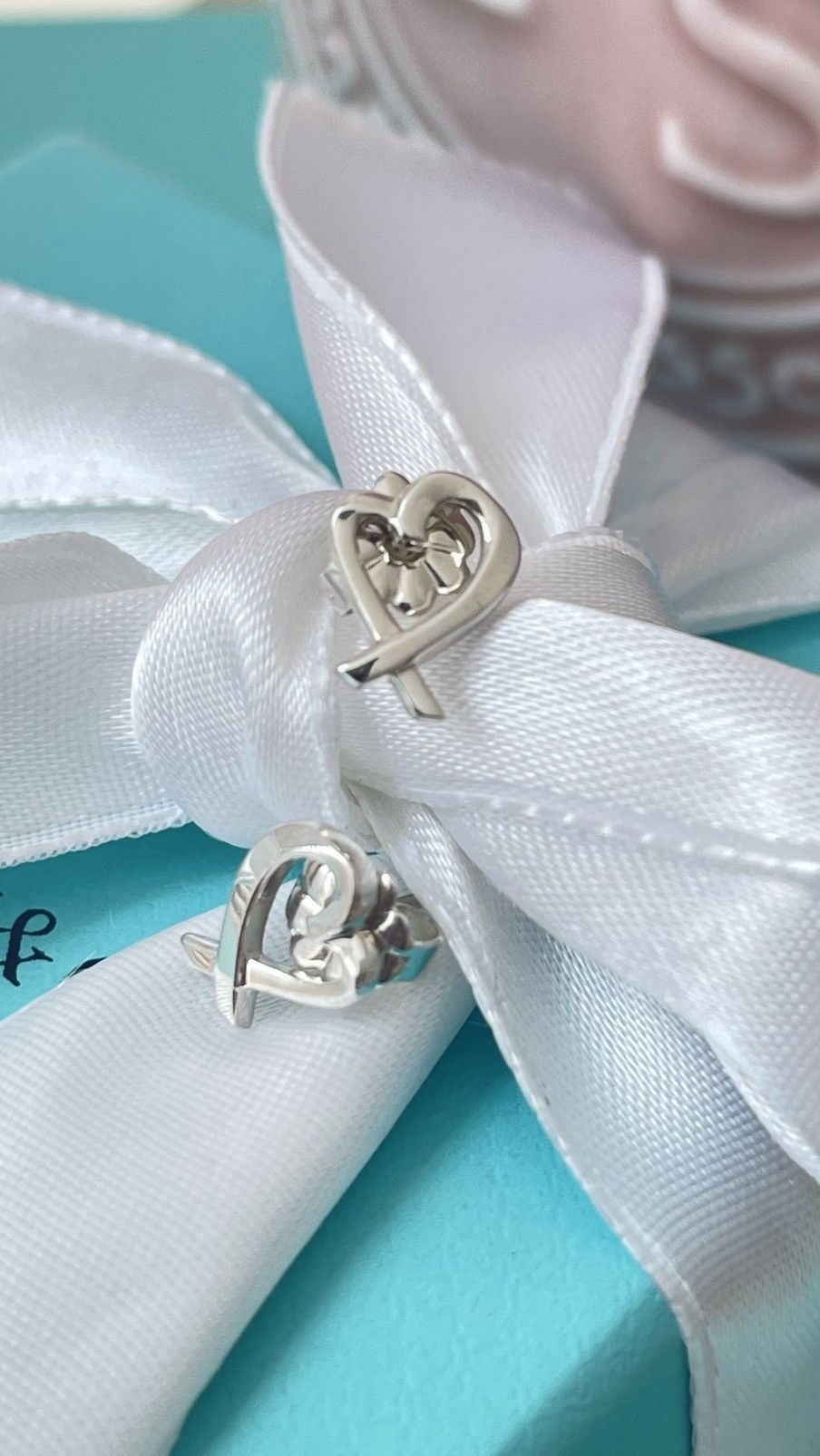 Tiffany & Co. Tiffany Paloma Picasso Loving Heart Earrings Silver NEW $525 Size ONE SIZE - 16 Thumbnail