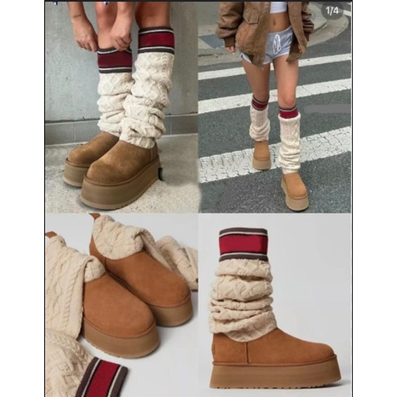 Ugg NEW! UGG Women's Classic Sweater Letter Boots Size US 8 / IT 38 - 2 Thumbnail