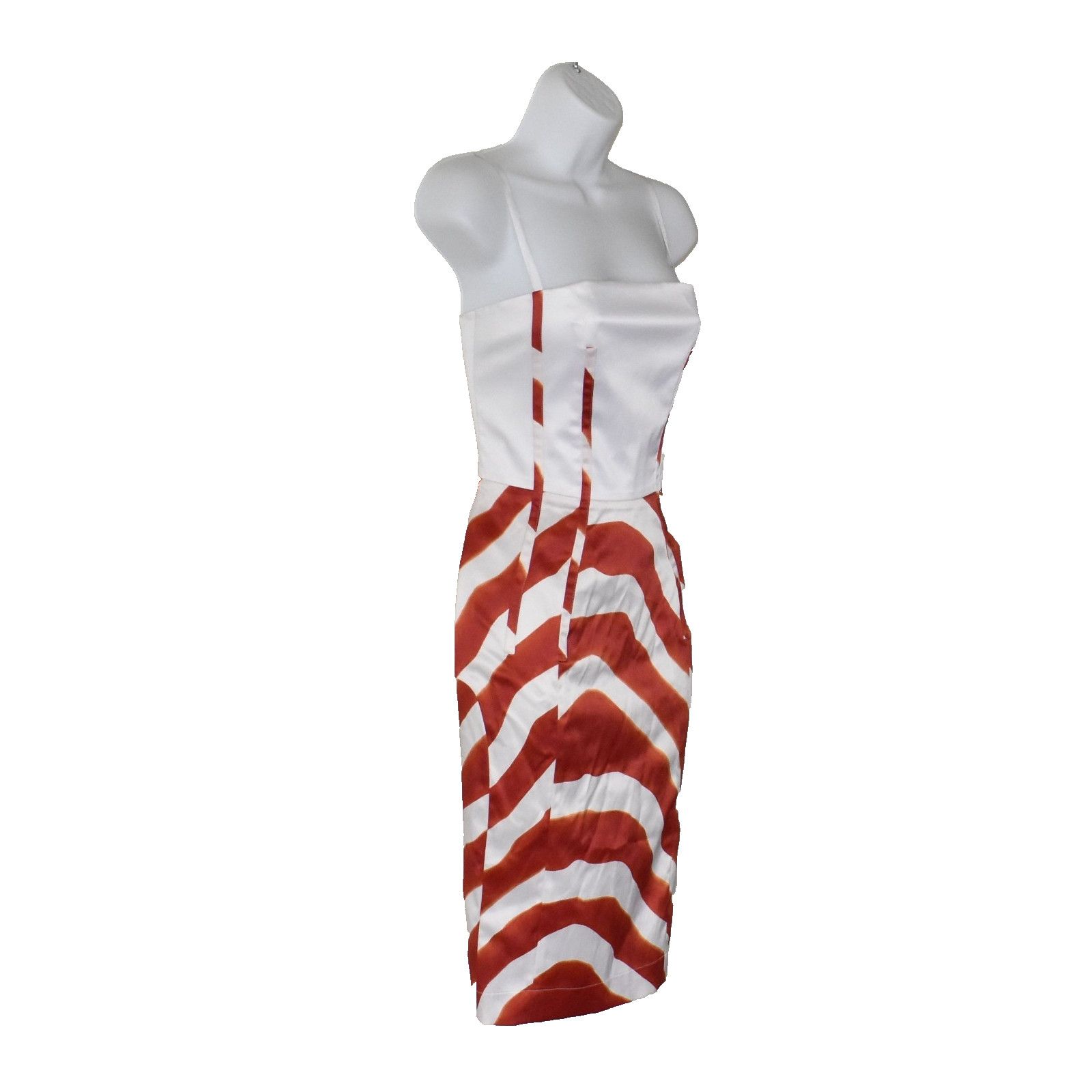 Just Cavalli JUST CAVALLI Zebra Print Satin Bustier Bodycon Dress Size 42 Size M / US 6-8 / IT 42-44 - 2 Thumbnail