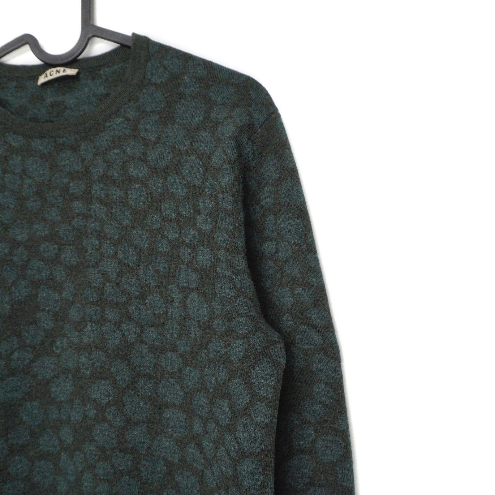 Acne Studios Acne Studios Clissold Printed Multicolor Lana Wool Sweater Size S / US 4 / IT 40 - 3 Thumbnail