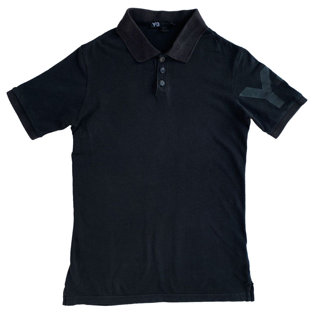 Y-3 Y3 - Arm Logo Polo - Black - M Size US M / EU 48-50 / 2 - 1 Thumbnail