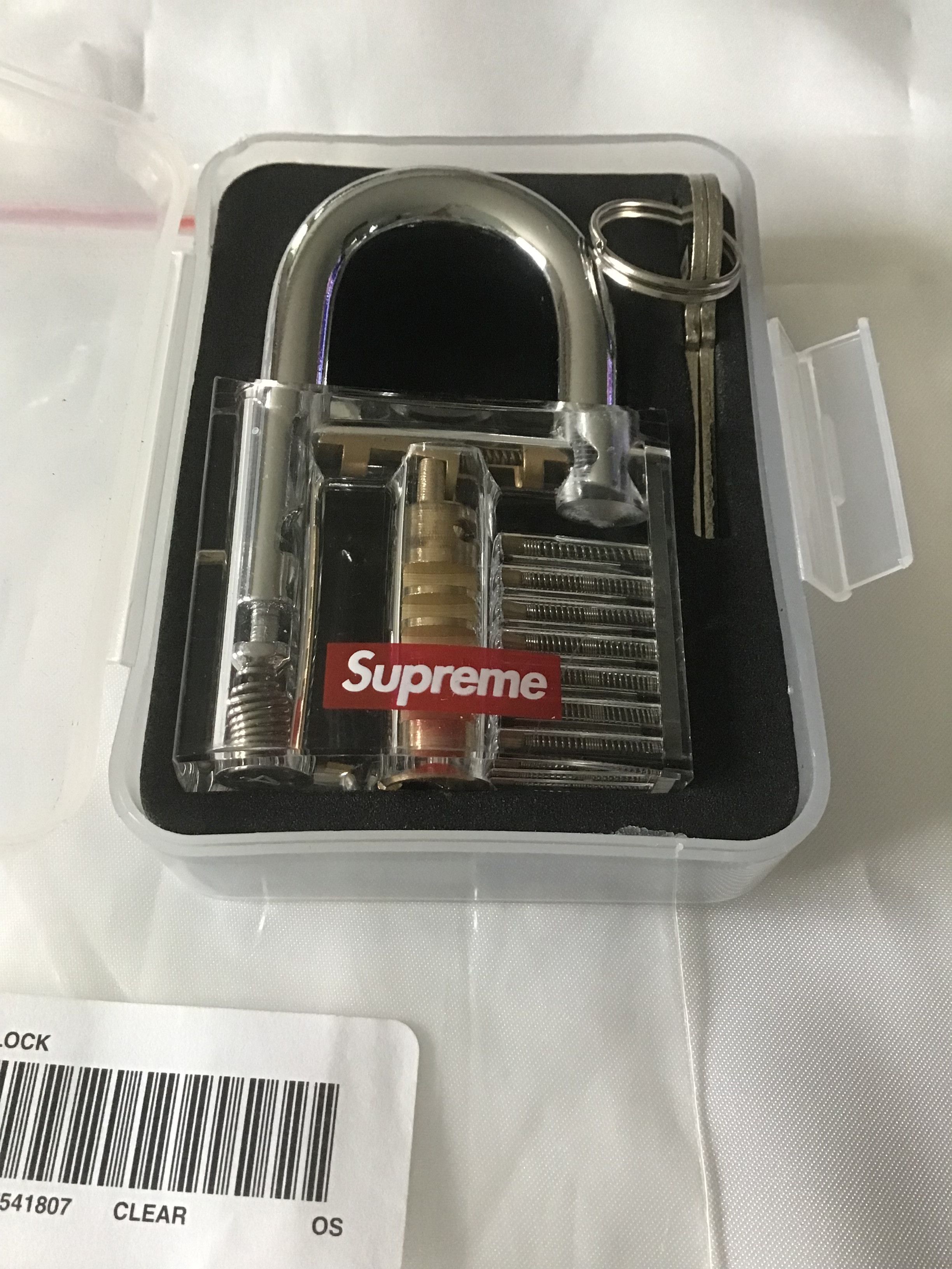Supreme SUPREME Transparent Lock Size ONE SIZE - 4 Thumbnail