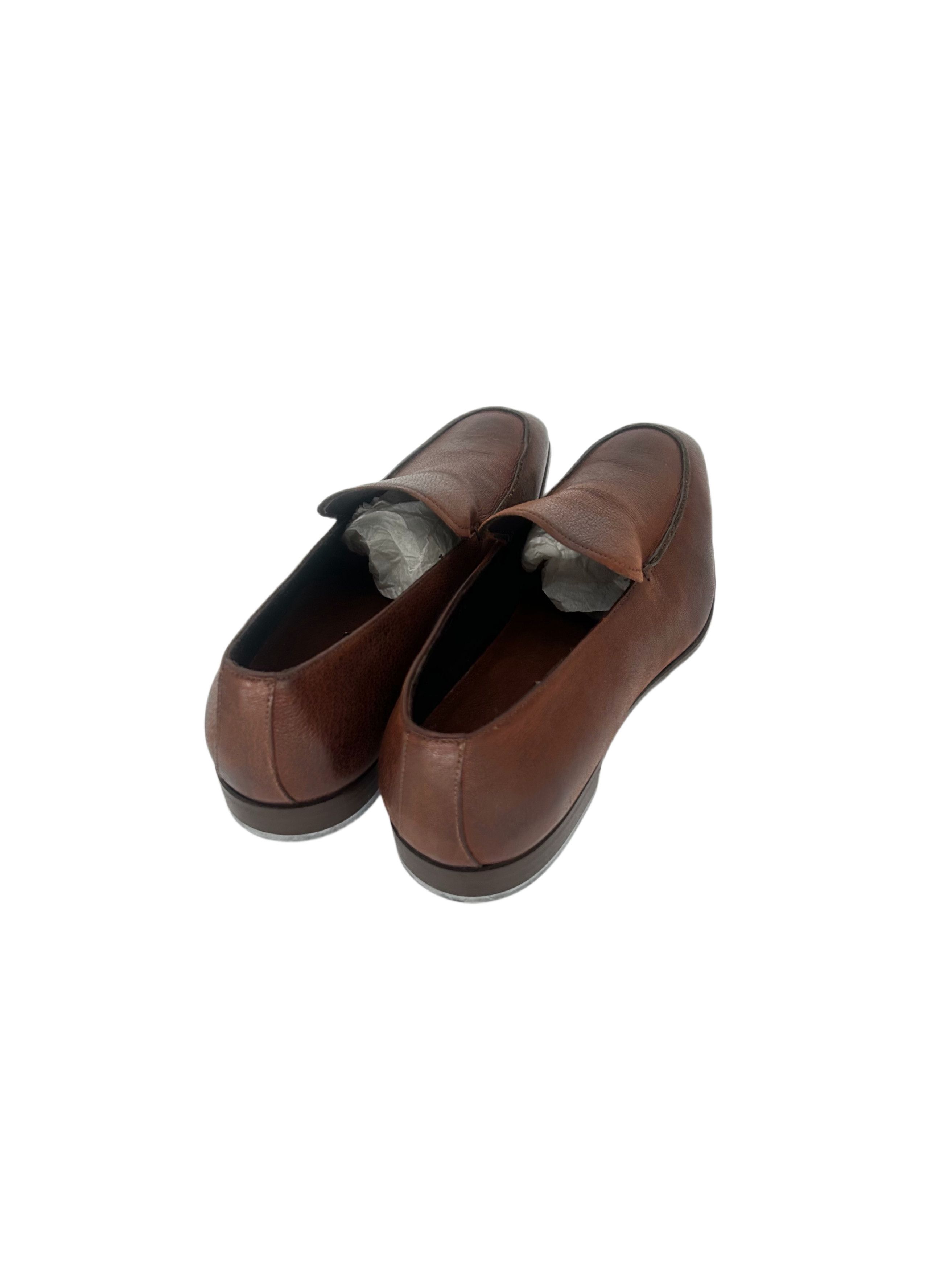 Prada Prada Brown Grain Leather Loafer Size US 9.5 / EU 42-43 - 5 Thumbnail
