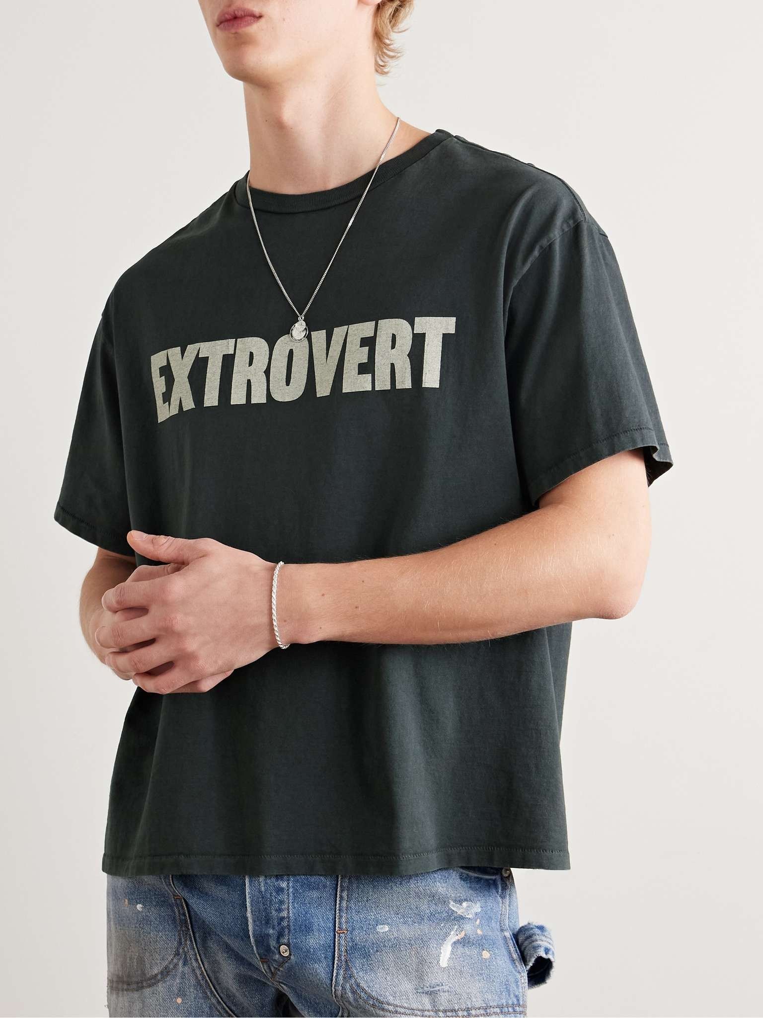 Gallery Dept. o1mle0326 Intro Extro Reversible Tee Shirt in Black Size US L / EU 52-54 / 3 - 3 Thumbnail