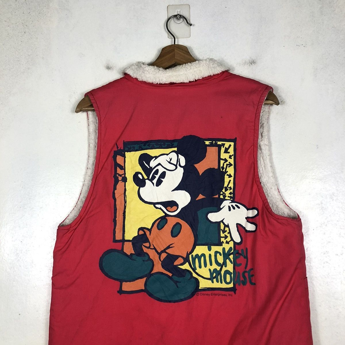 Japanese Brand 📌CARTOON NETWORK MICKEY MOUSE VEST JACKET BIG LOGO Size US M / EU 48-50 / 2 - 11 Thumbnail