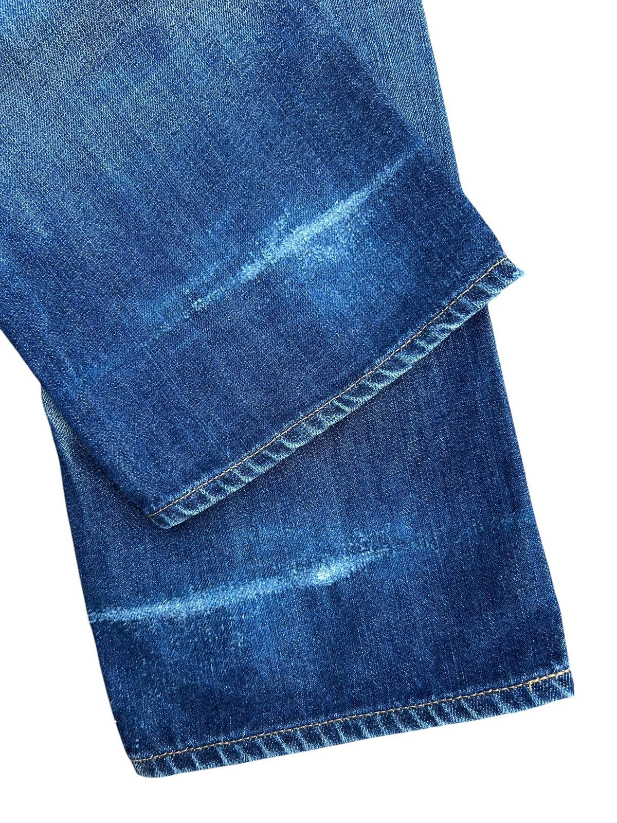 Kapital Thrashed Vintage Evisu Selvedge Denim Jeans Size US 32 / EU 48 - 16 Thumbnail