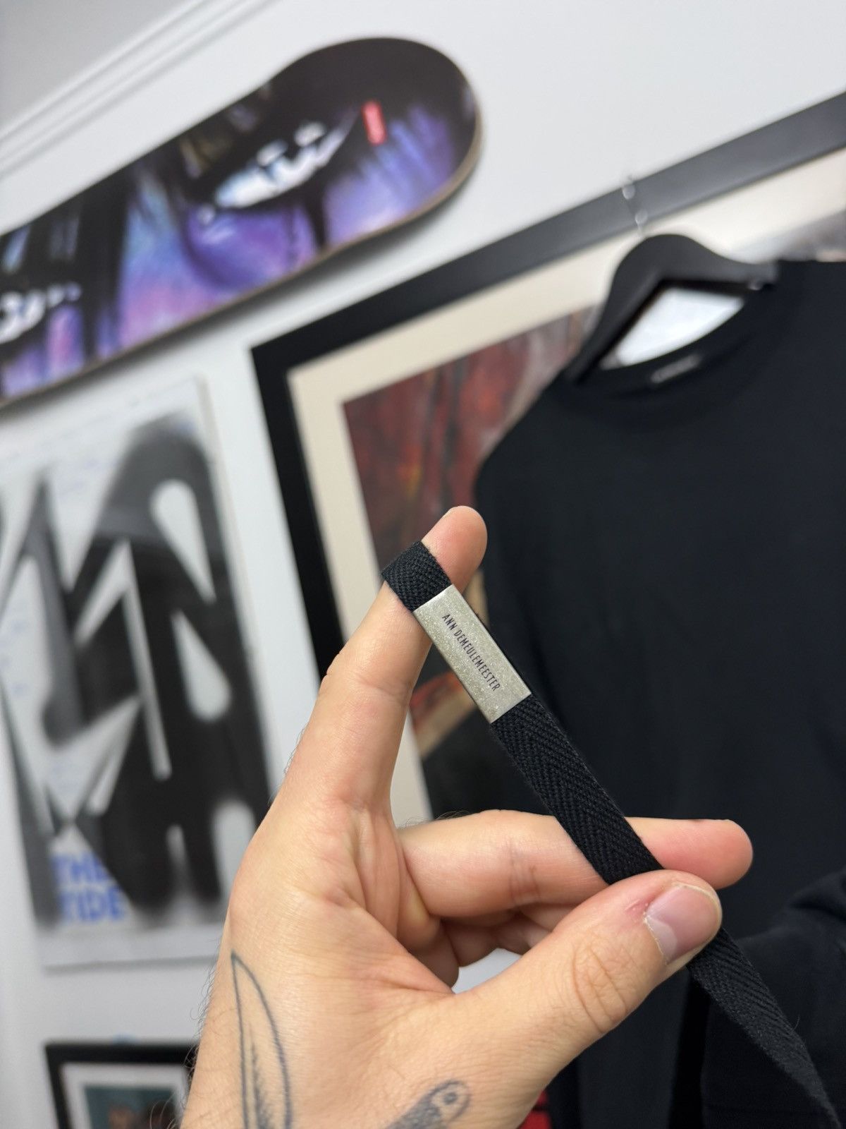 Ann Demeulemeester Ann Demeulemeester "What Remains is Future" Crewneck Rare Size US M / EU 48-50 / 2 - 3 Thumbnail