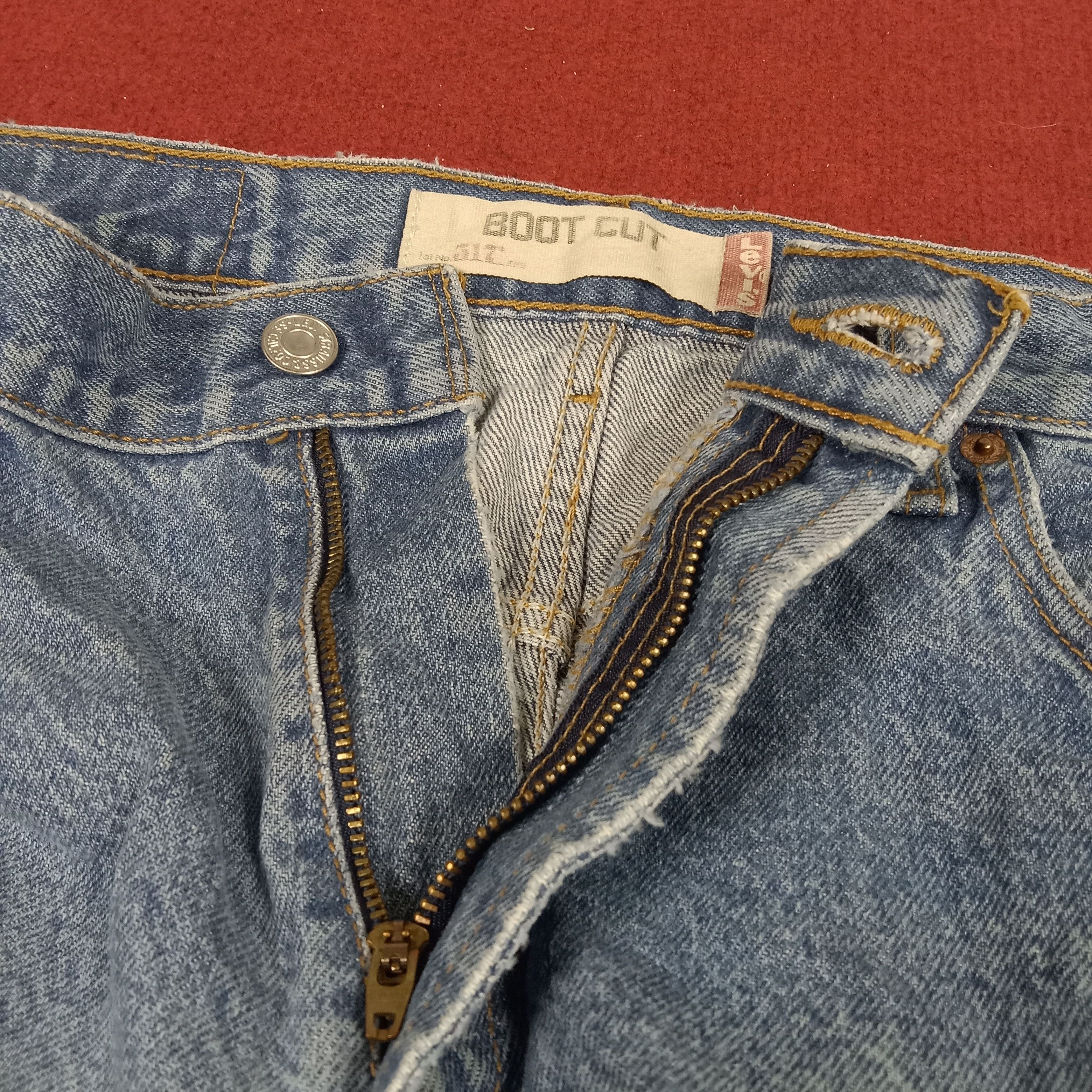 Levi's × Vintage Levis Daily Wear Rock Bootcut Style Distressed Jeans Size US 33 - 14 Thumbnail