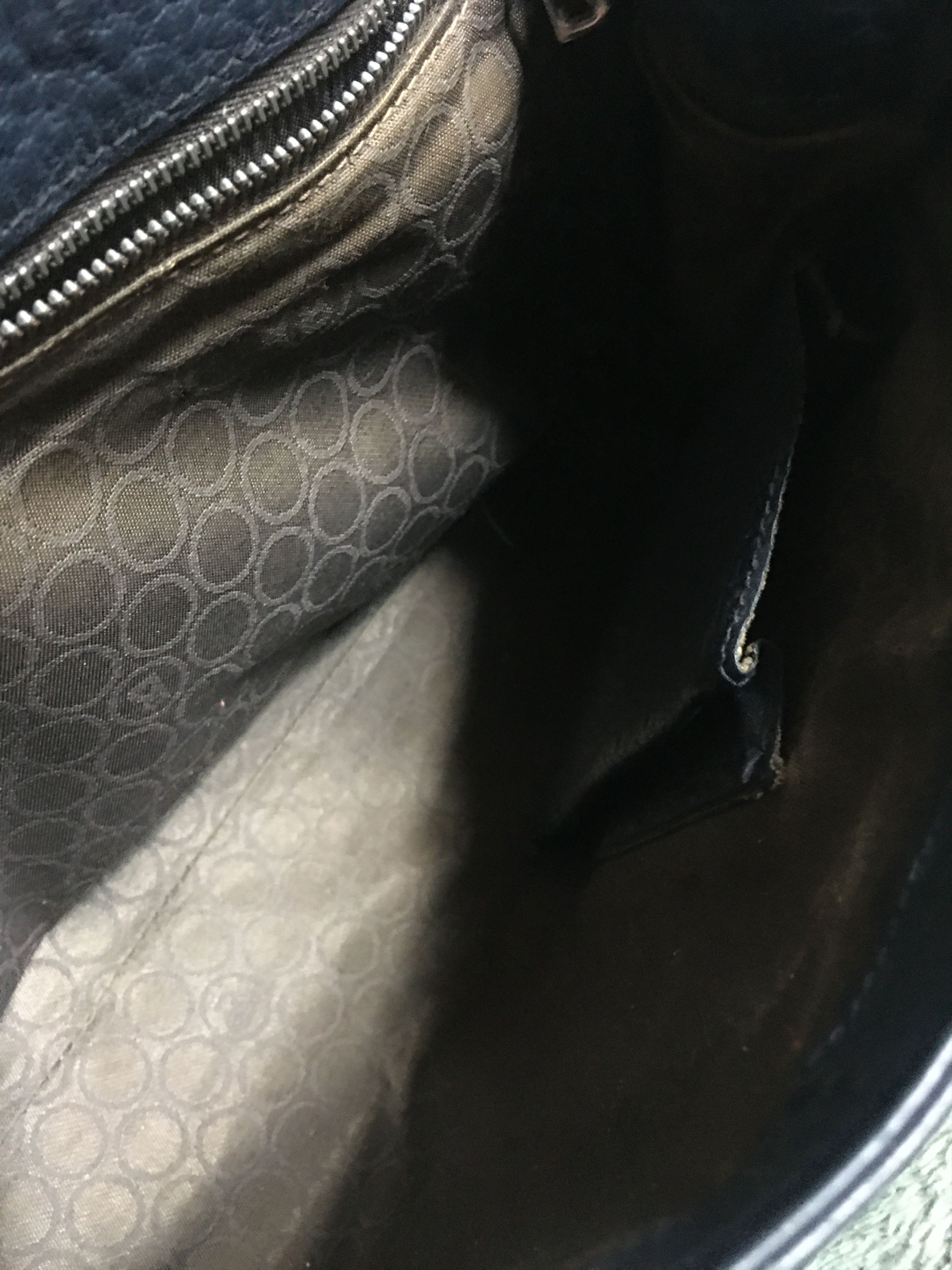 Bogner Bogner Blue Leather Bag Handbag Size ONE SIZE - 11 Thumbnail