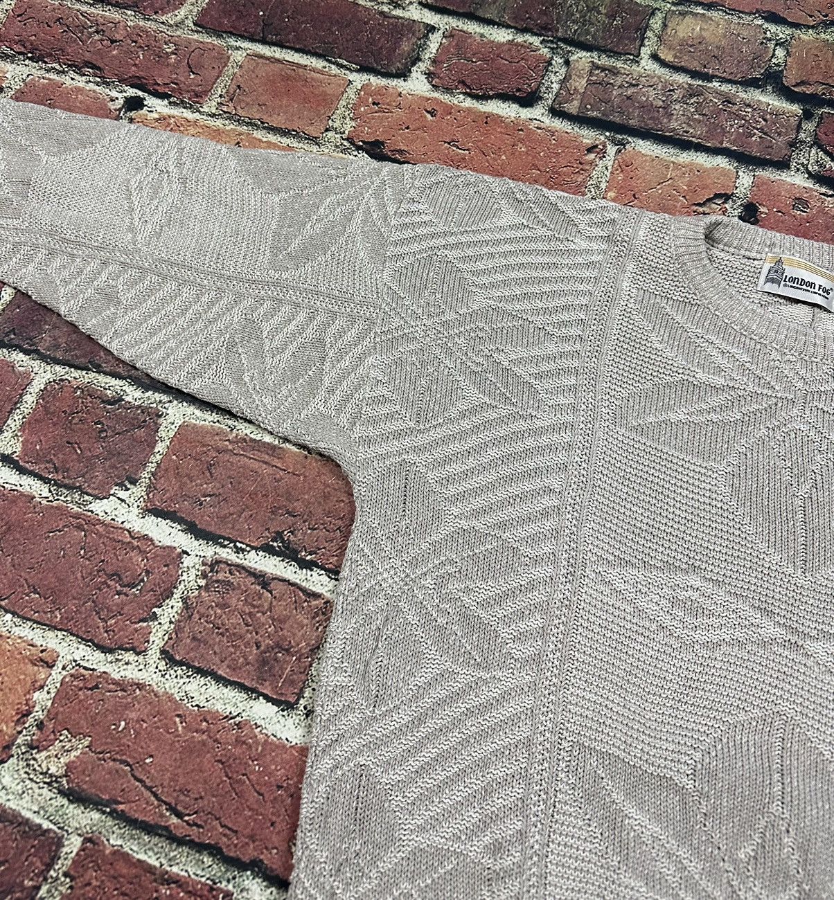 London Fog × Vintage Vintage London Fog Sweater Pullover Snowflake Knit Size US L / EU 52-54 / 3 - 7 Thumbnail