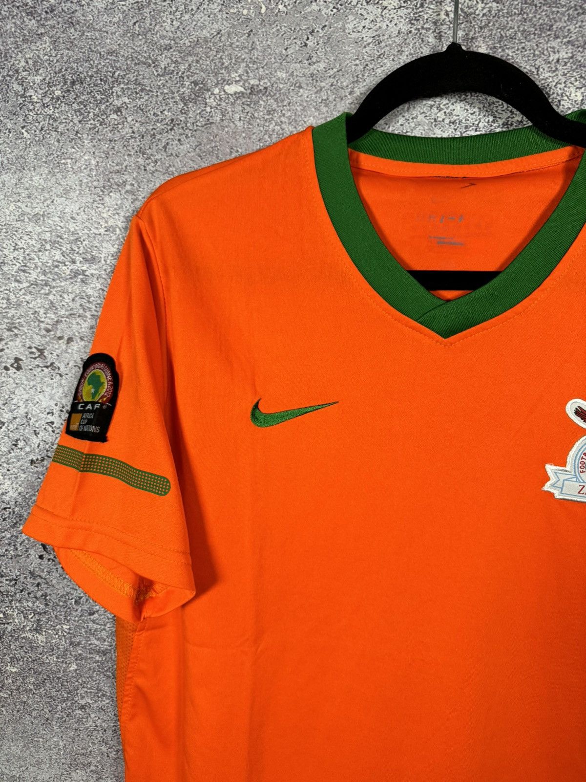 Nike × Vintage Vintage Zambia 2011 Nike Fan Soccer Jersey Blokcore Medium Size US M / EU 48-50 / 2 - 4 Thumbnail