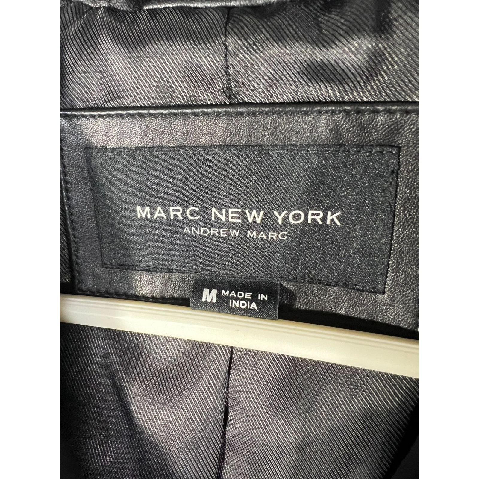 Andrew Marc NWT Marc New York Andrew Marc Black Leather Biker Moto Jacke Size M / US 6-8 / IT 42-44 - 5 Thumbnail