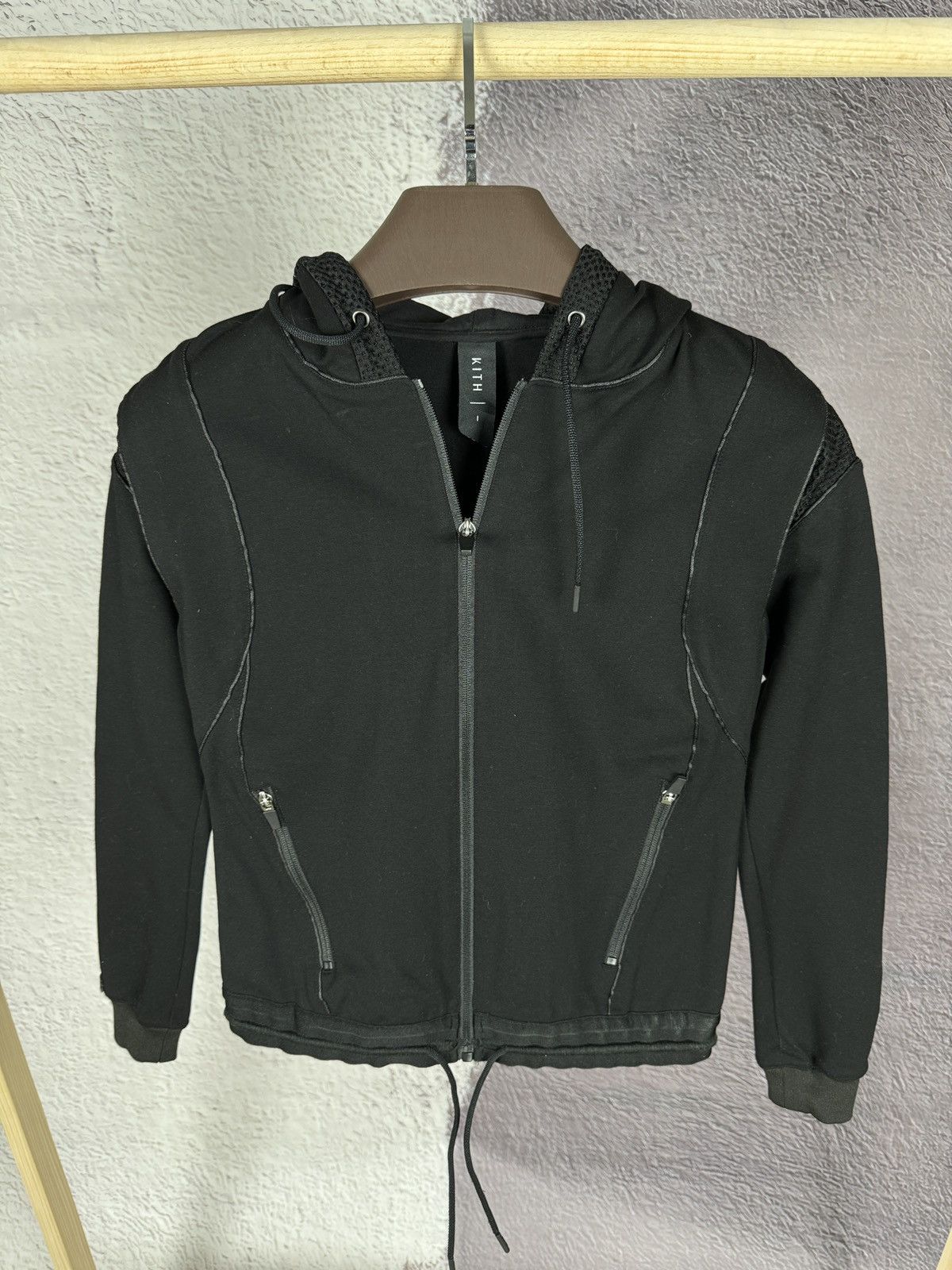 Kith Kith black trim rayon nylon hoodie Size S / US 4 / IT 40 - 2 Thumbnail