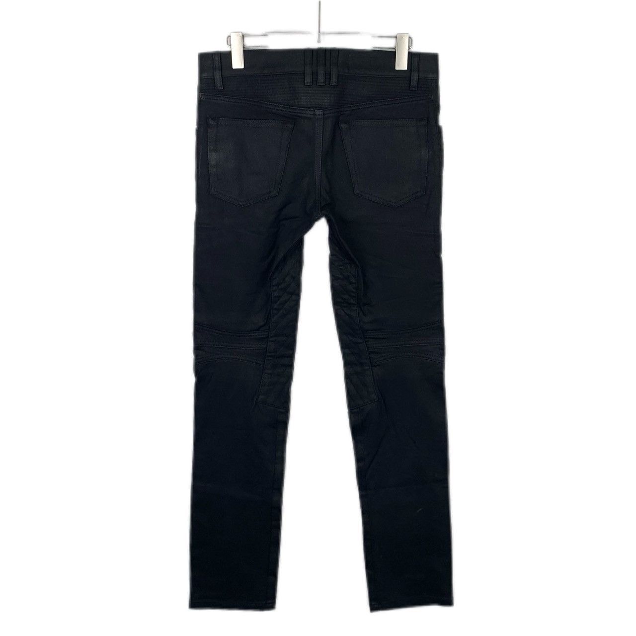 Balmain Balmain Black Denim Pants K26WX Size US 29 - 2 Thumbnail