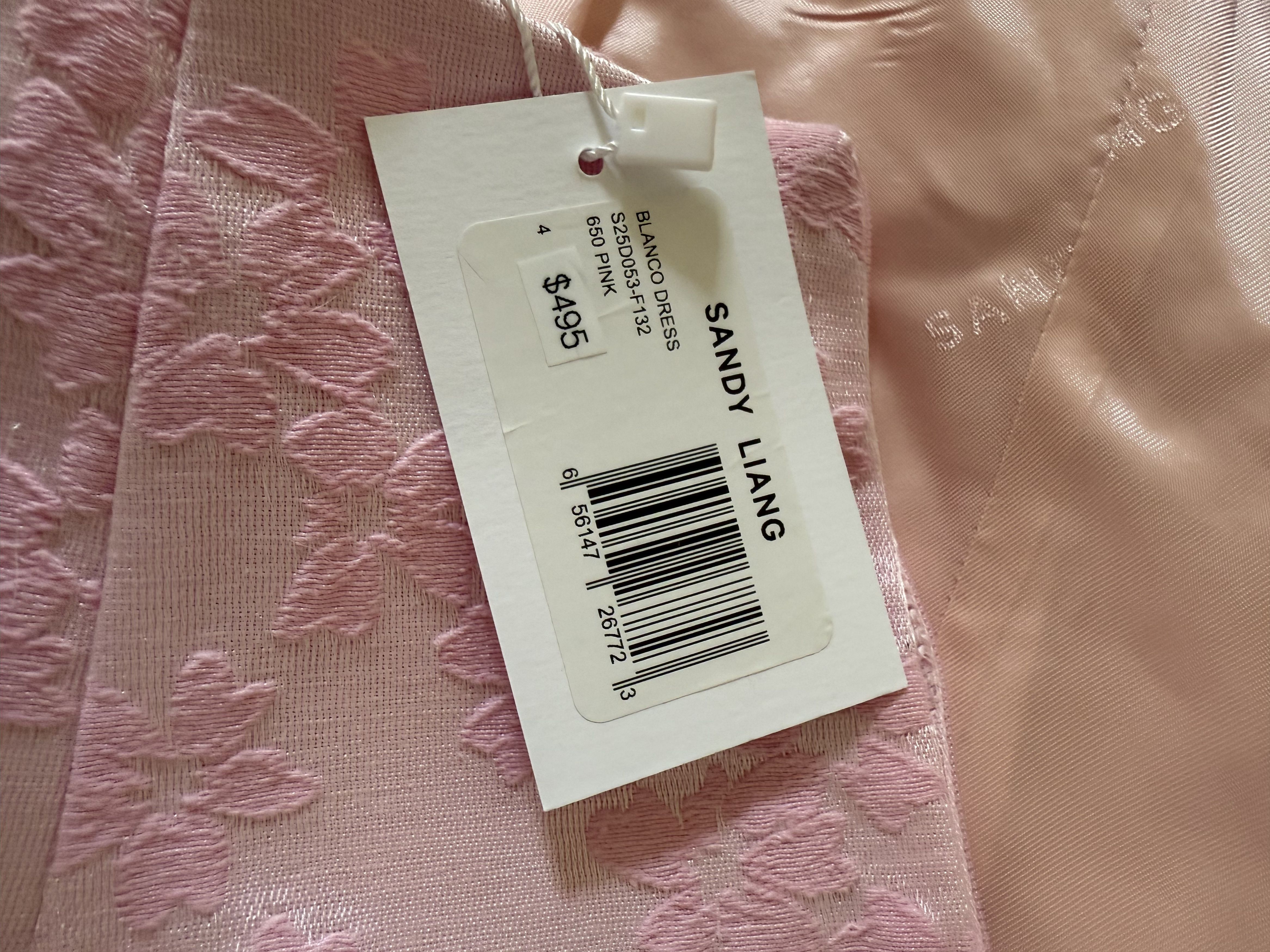 Sandy Liang Sandy Liang blanco pink mini dress Size S / US 4 / IT 40 - 4 Thumbnail