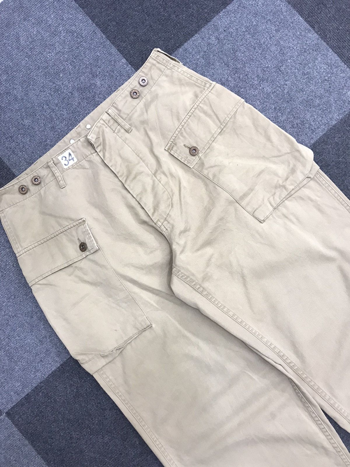 Japanese Brand GAIJIN MADE P44 Military Cargo Pant Size US 31 - 4 Thumbnail