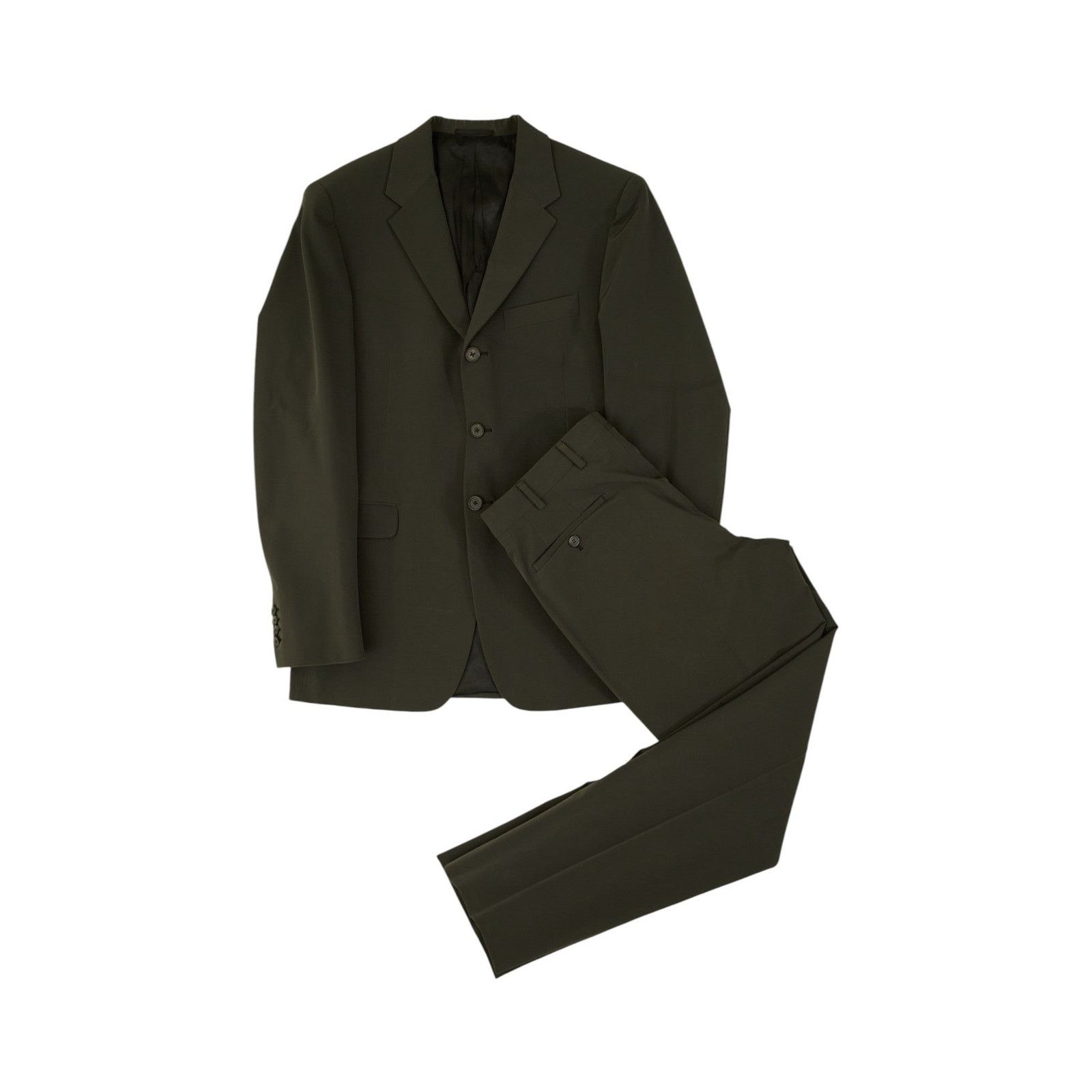 Prada Black Nylon Suit Size 46R - 1 Thumbnail