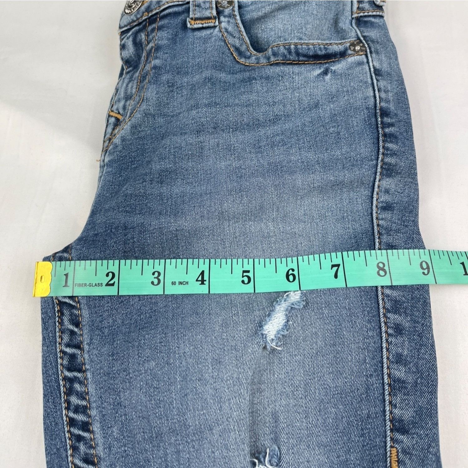 True Religion True Religion Women's Blue Jeans/Mid Rise/Skinny Sz 28 SKU 4 Size 28" / US 6 / IT 42 - 10 Thumbnail