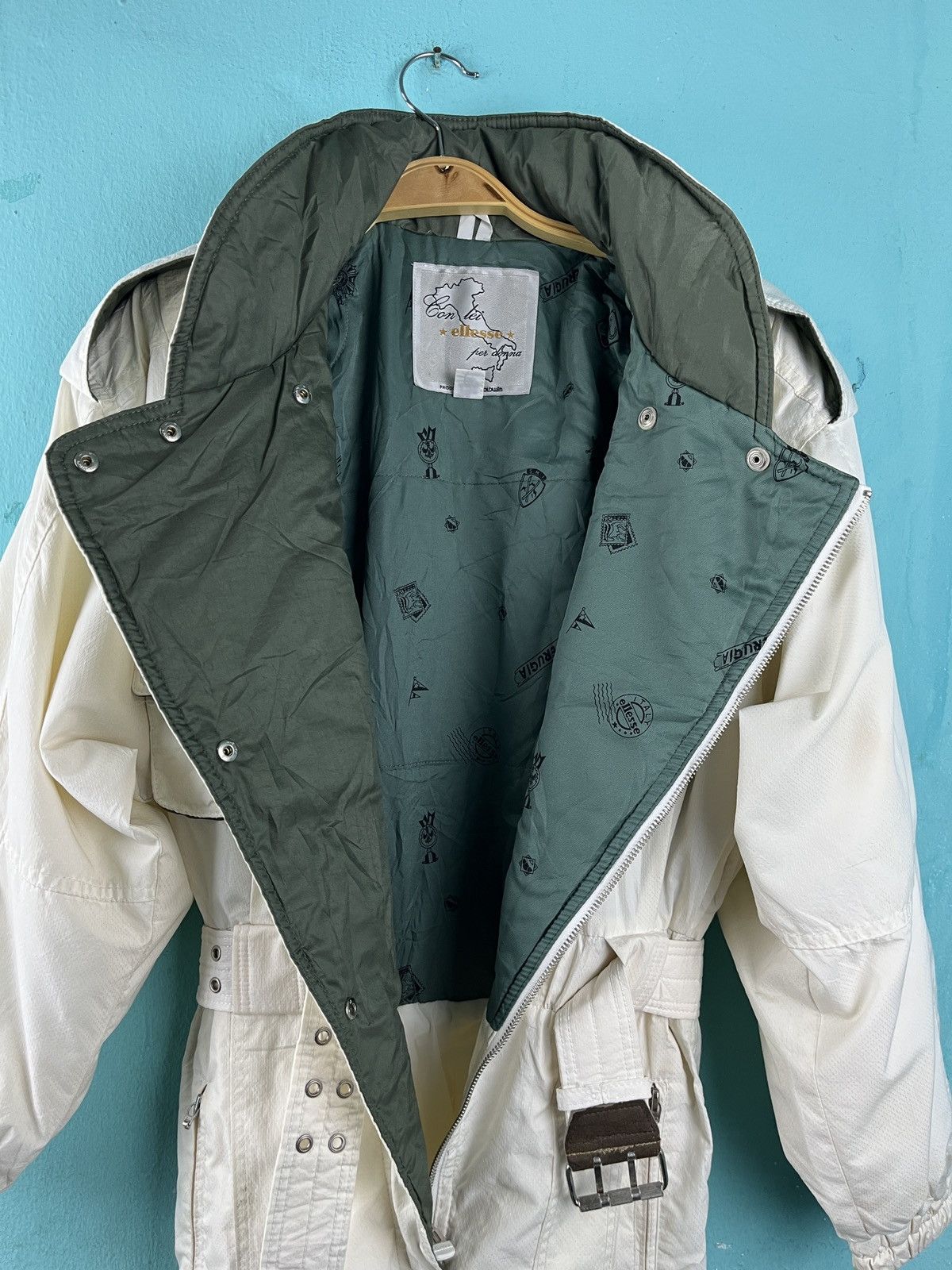 Ellesse × Gear for Sports × Goldwin Vintage Ellesse Coveralls Skiwear Racing Equipment Small Size M / US 6-8 / IT 42-44 - 11 Thumbnail