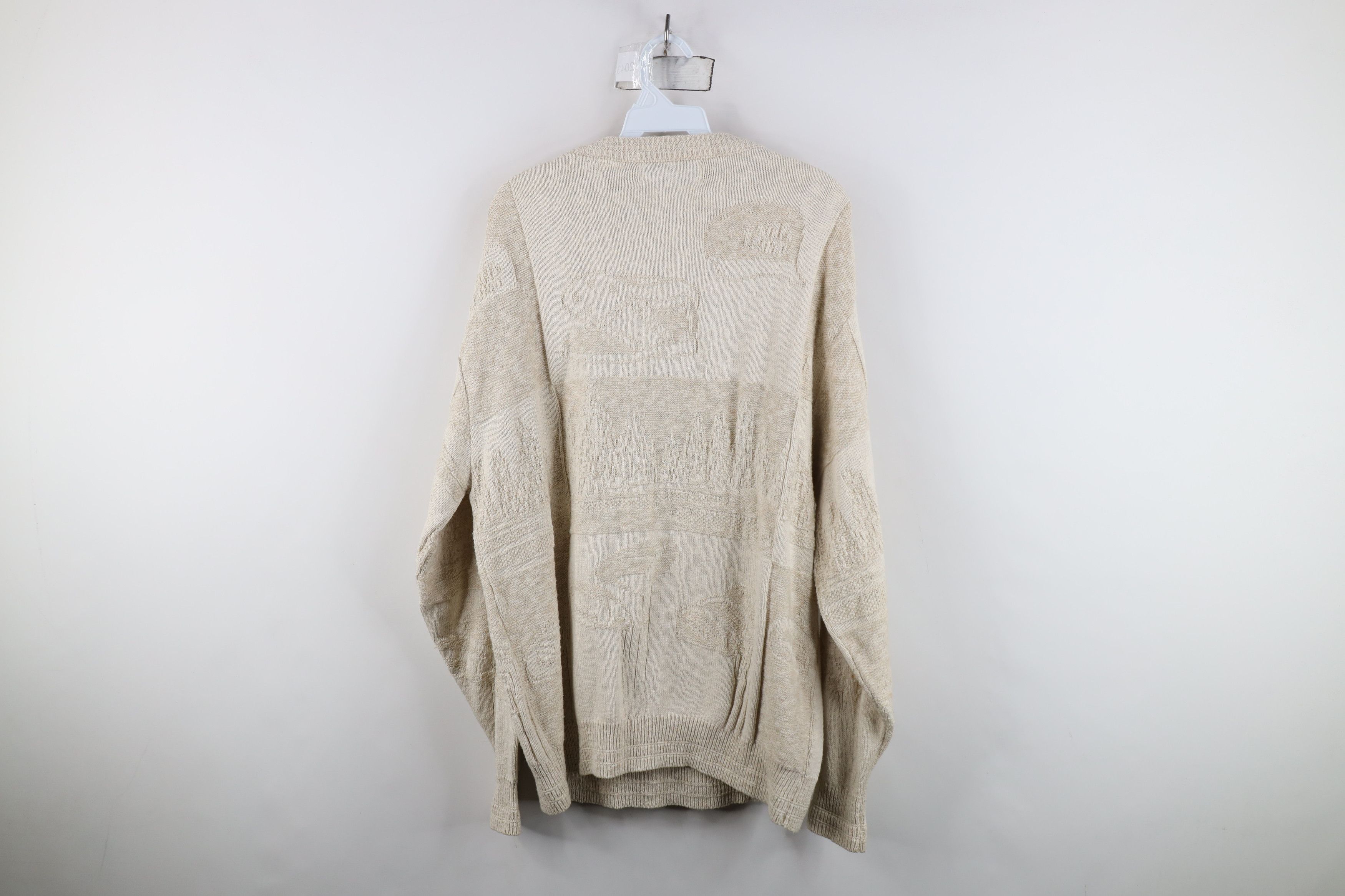 Vintage Vintage 90s Streetwear Golf All Over Print Knit Sweater USA Size US M / EU 48-50 / 2 - 12 Thumbnail