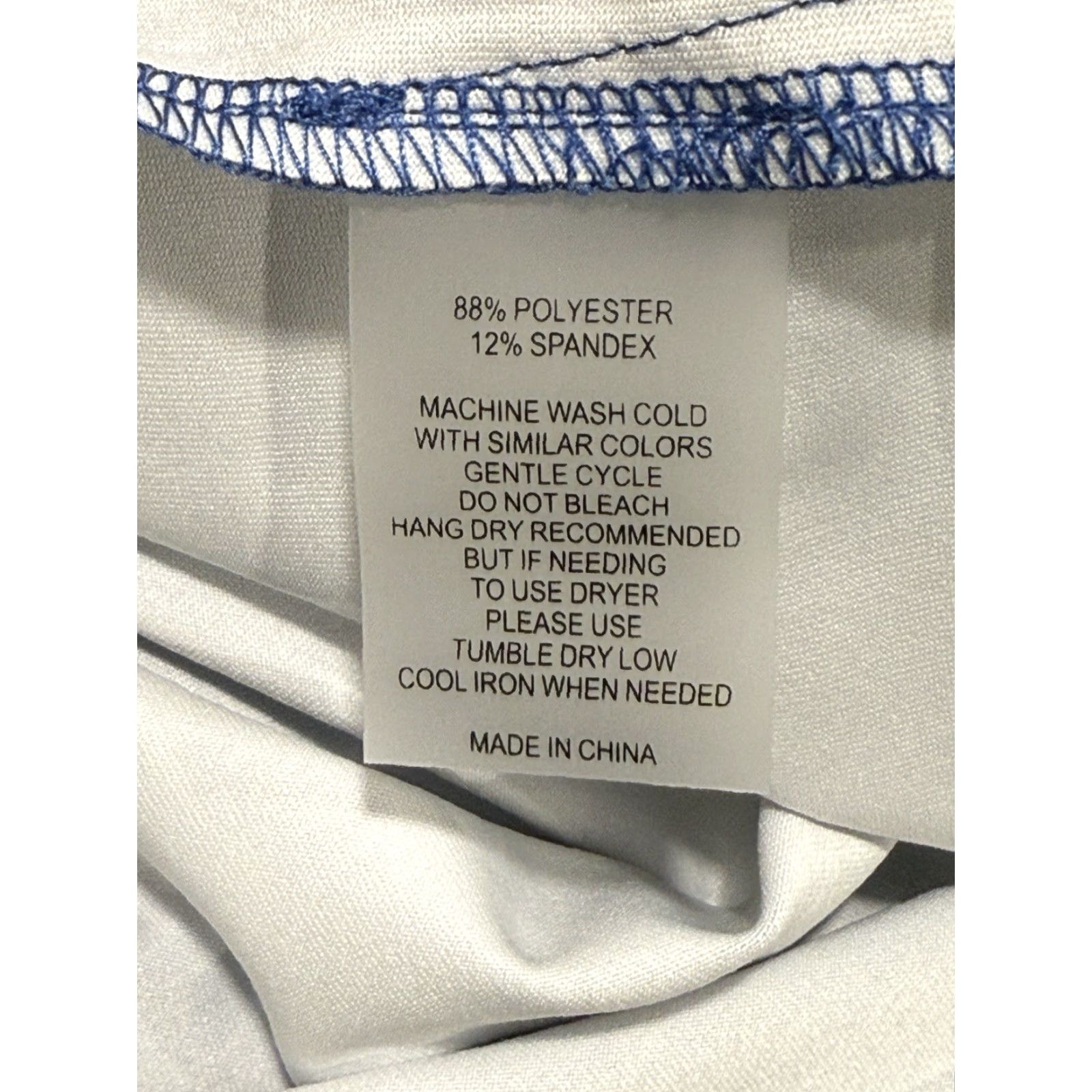 Vintage Redvanly Baron Polo Men's M Blue Geometric Lightweight Polyester Spandex Golf Shirt Casual Activewear Modern Outdoor Mens Size US M / EU 48-50 / 2 - 6 Thumbnail