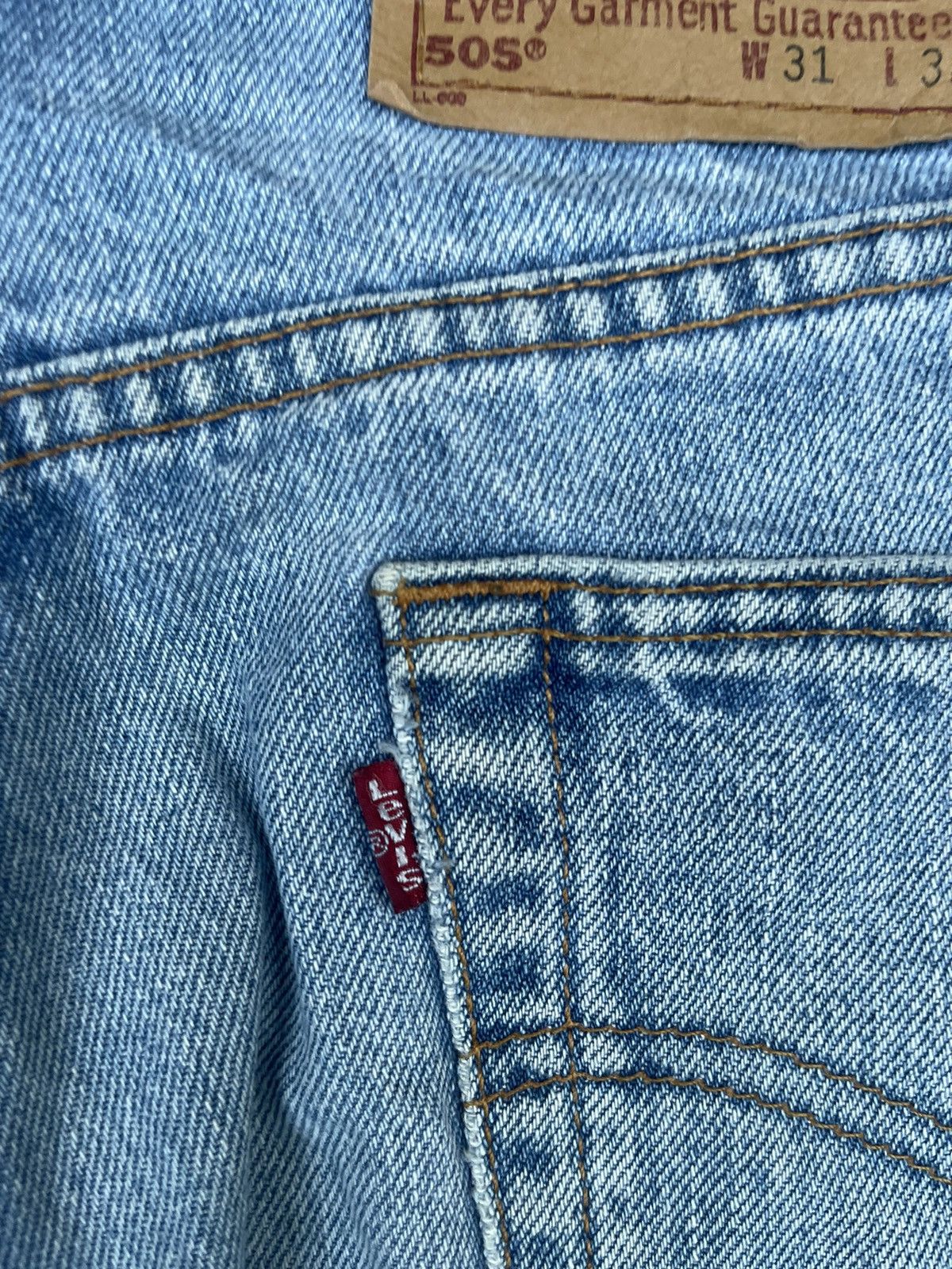 Levi's × Levi's Vintage Clothing × Vintage Vintage Levi's 505 Light Wash Denim Jeans Size 31x30 Size US 31 - 10 Thumbnail