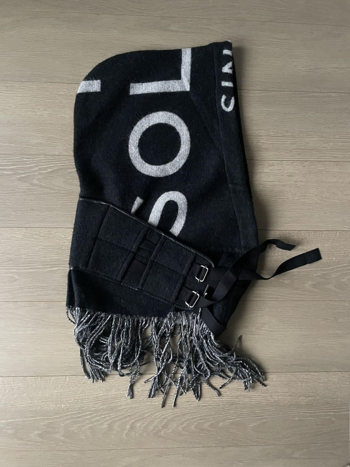 Takahiromiyashita The Soloist. Wool/Cashmere Blanket Hood Size ONE SIZE - 2 Thumbnail
