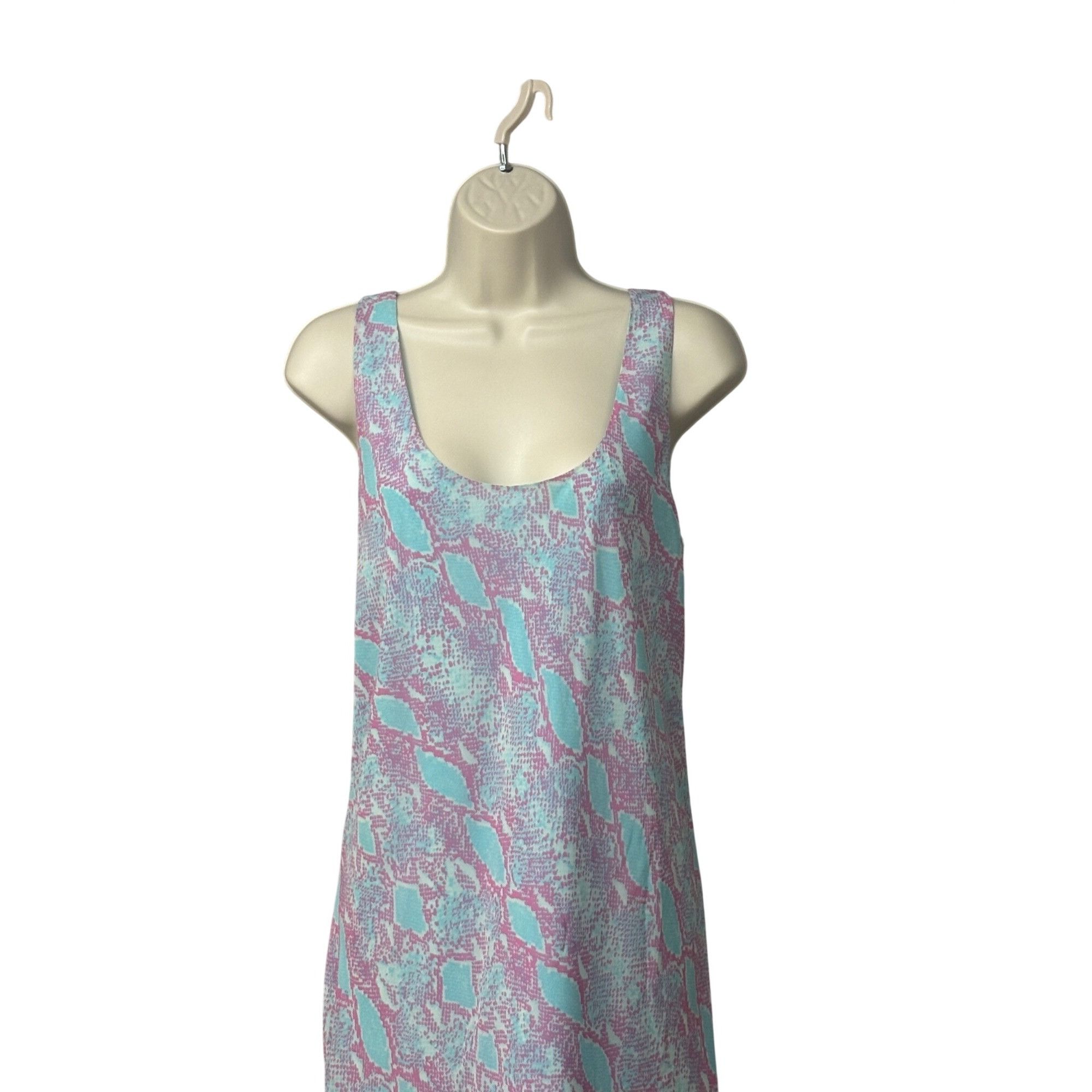 Diane von Furstenberg DVF Diane von Furstenberg Talia Tank Midi Dress In Sea Pytho Size M / US 6-8 / IT 42-44 - 12 Thumbnail