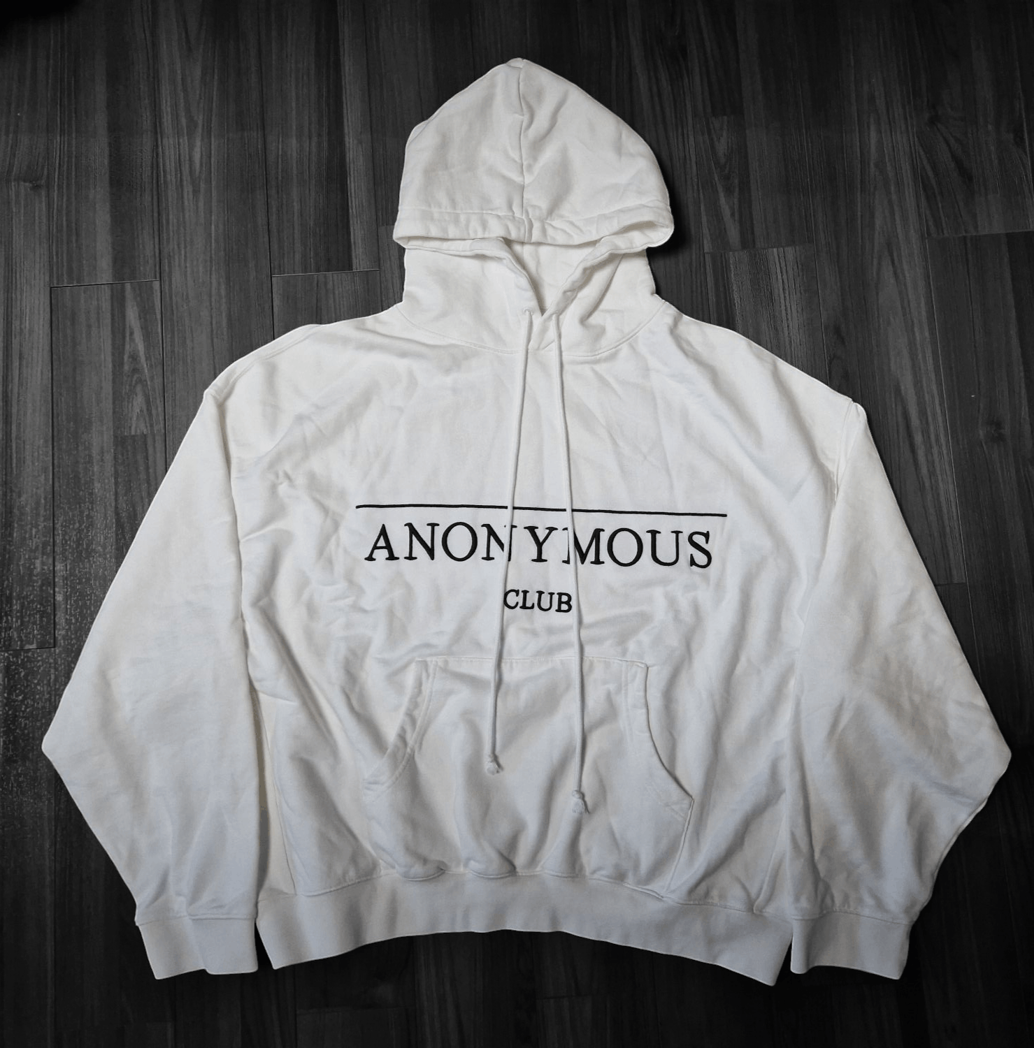 Anonymous Club Anonymous Club Hood By Air Friends & Family White Hoodie Size US XL / EU 56 / 4 - 1 Thumbnail