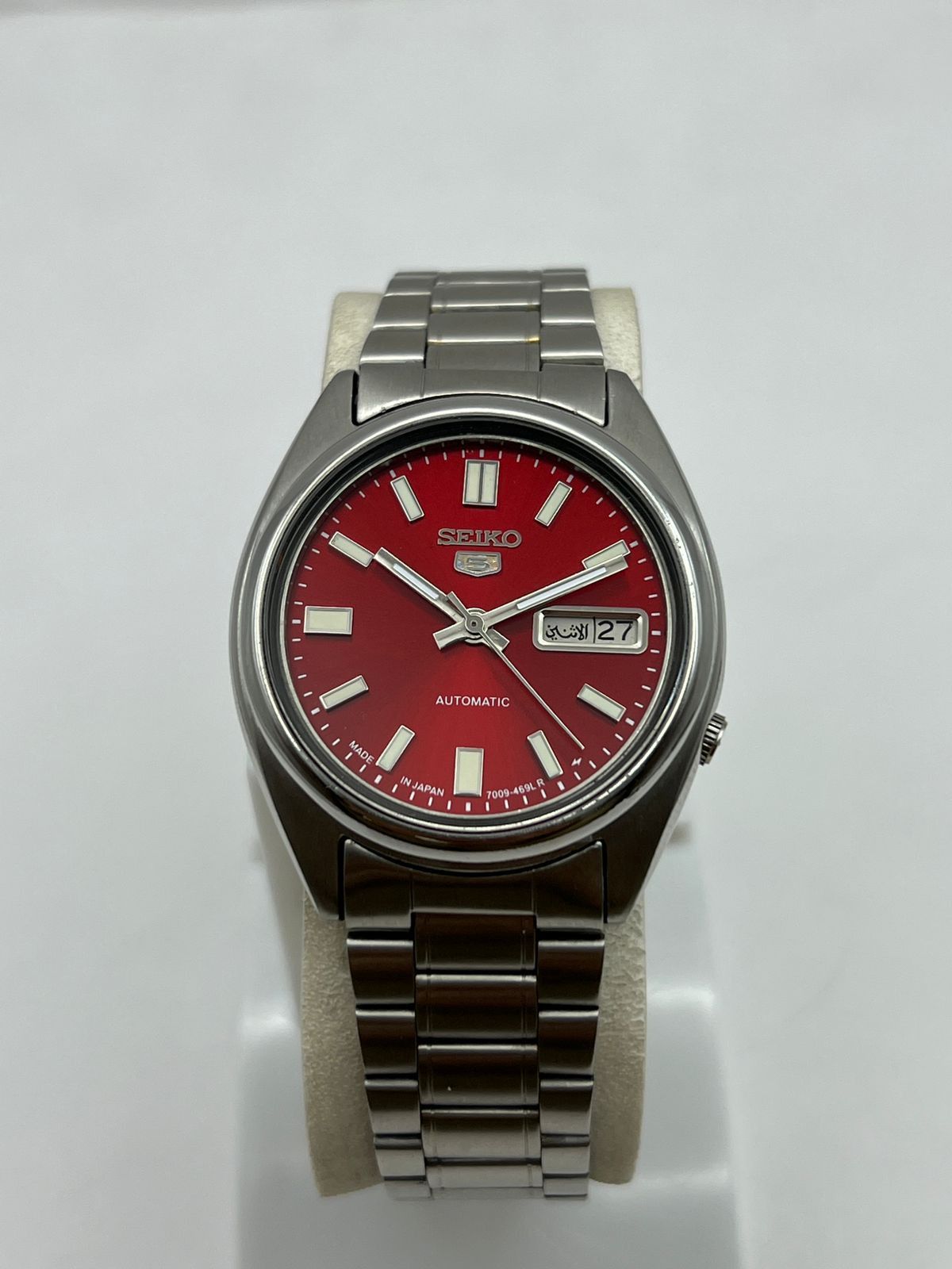 Seiko SEIKO 5 SNXS79 RED DIAL AUTOMATIC 21 JEWELS MEN’S WRISTWATCH Size 36 - 1 Thumbnail