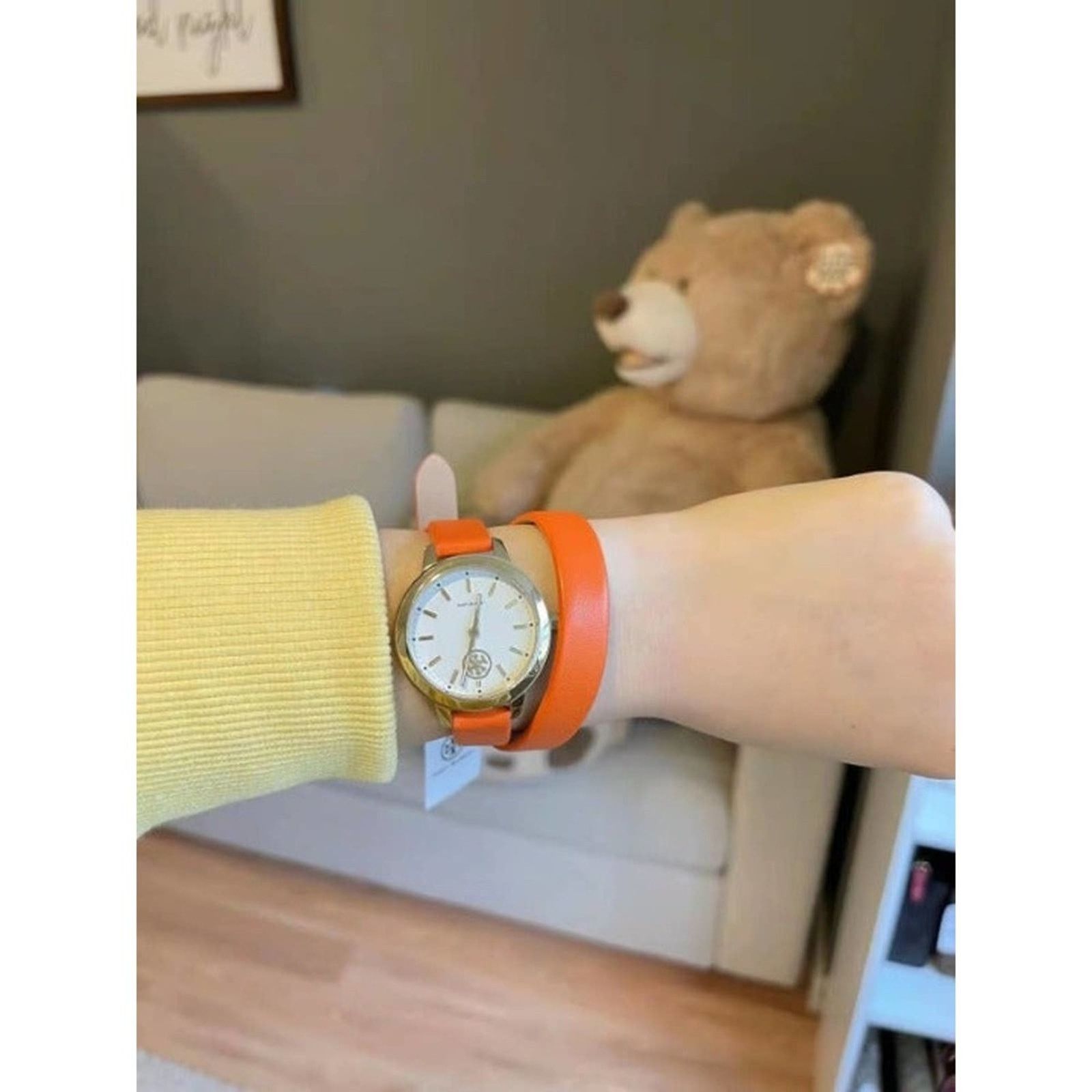Tory Burch TORY BURCH TBW1302 COLLINS Orange Double Wrap Women's Watch Size ONE SIZE - 1 Thumbnail