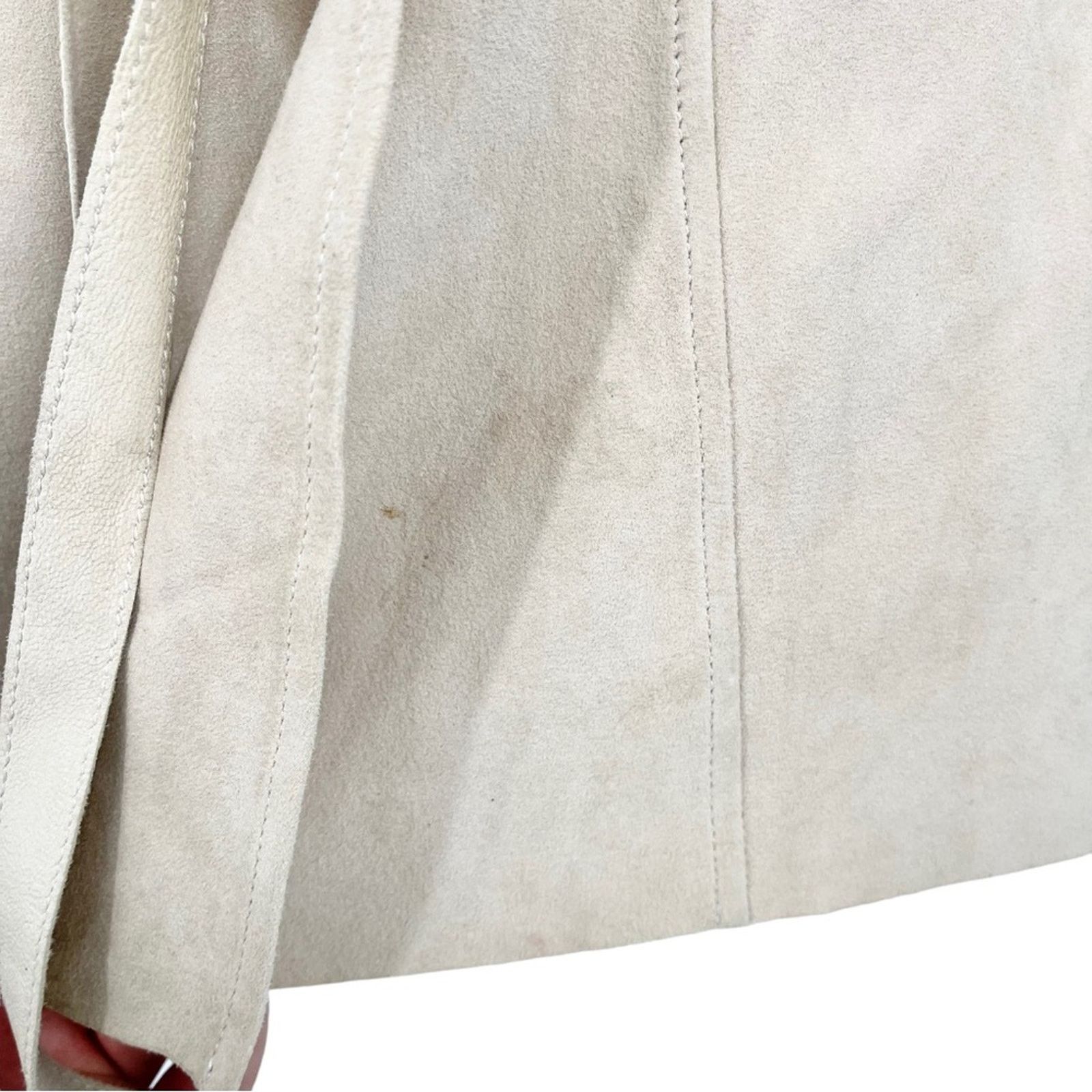 Madewell Madewell Faux Tan Suede Mini Leather Wrap Skirt Size 2 Size 26" / US 2 / IT 38 - 4 Thumbnail