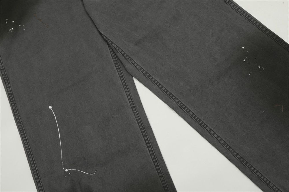 Japanese Brand × Jean Distressed punk washed gradient loose straight jeans Size US 32 / EU 48 - 5 Thumbnail