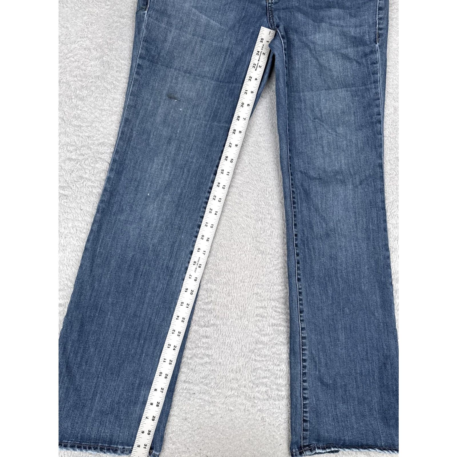 Vintage New York & Company Jeans Soho Boot bootcut Womens 8 Blue Med Wash 30x32 Denim Regular 5-Pocket Mens? Size 30" / US 8 / IT 44 - 7 Thumbnail