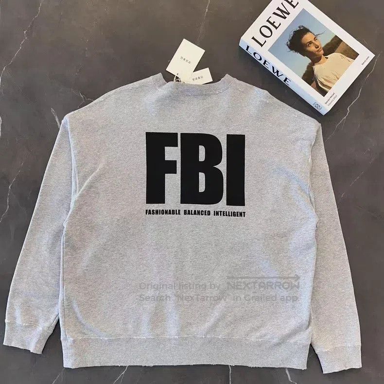 Balenciaga Balenciaga Gray Sweatshirt Size US XS / EU 42 / 0 - 2 Thumbnail