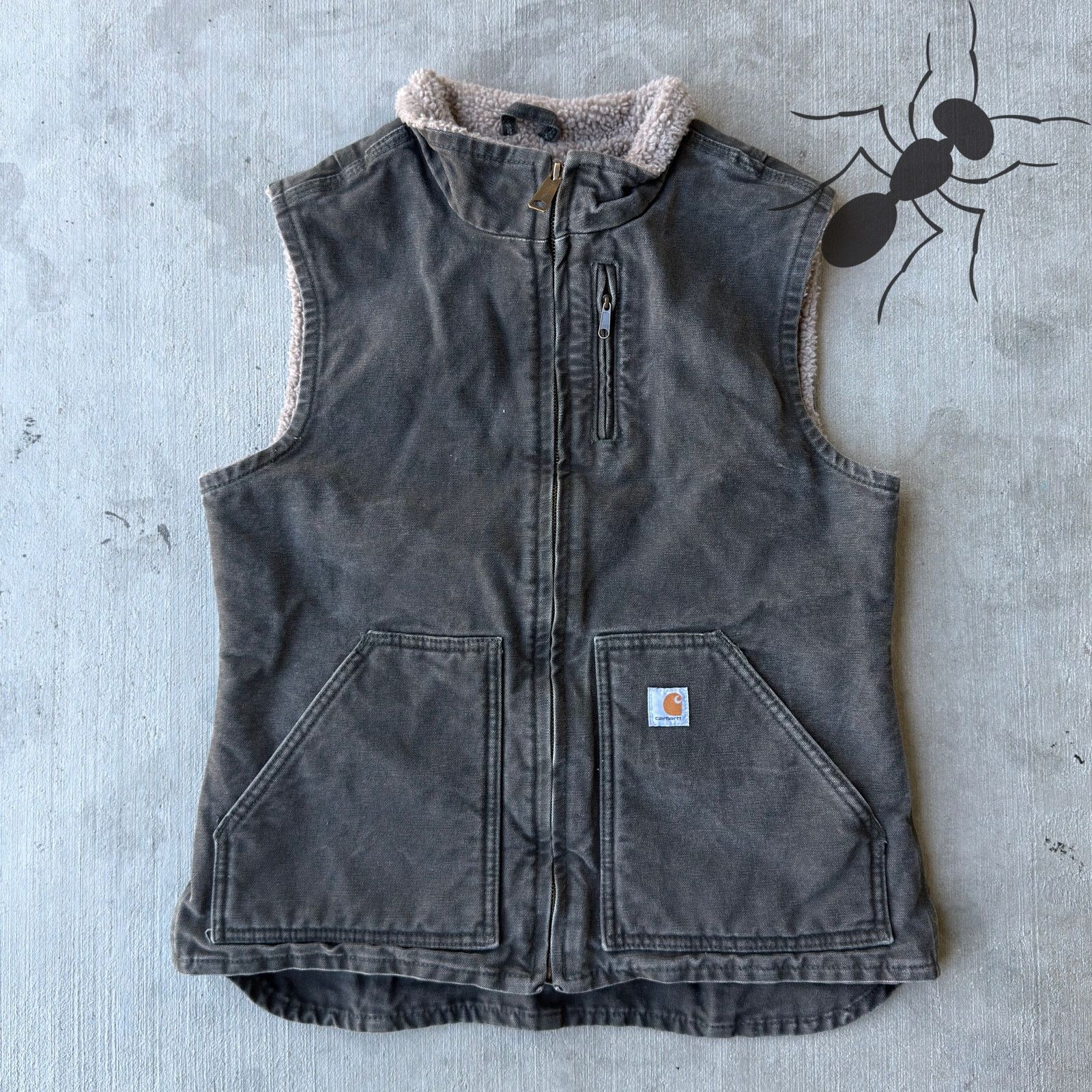 Carhartt × Vintage Vintage Y2K Carhartt WOMENS WV001 green work wear vest Size US S / EU 44-46 / 1 - 1 Thumbnail