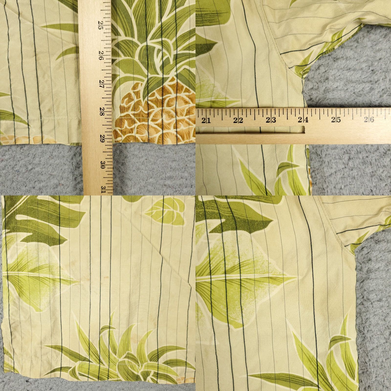 Tommy Bahama Tommy Bahama Hawaiian Shirt Mens Large Yellow Floral Button-Up Short Sleeve Size US L / EU 52-54 / 3 - 8 Thumbnail